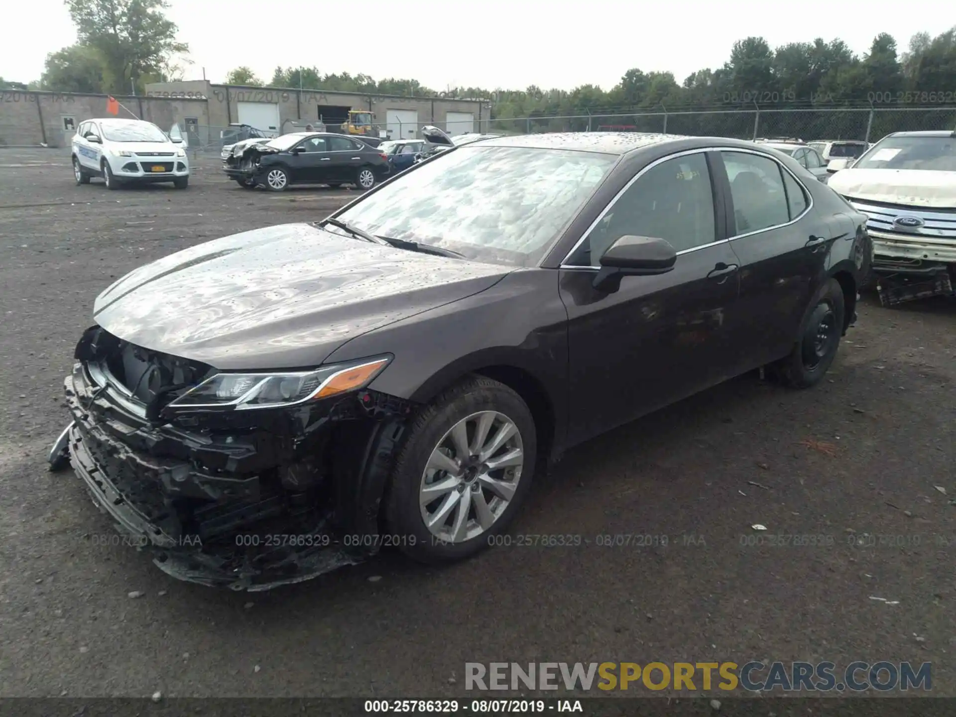 2 Photograph of a damaged car 4T1B11HK3KU814572 TOYOTA CAMRY 2019