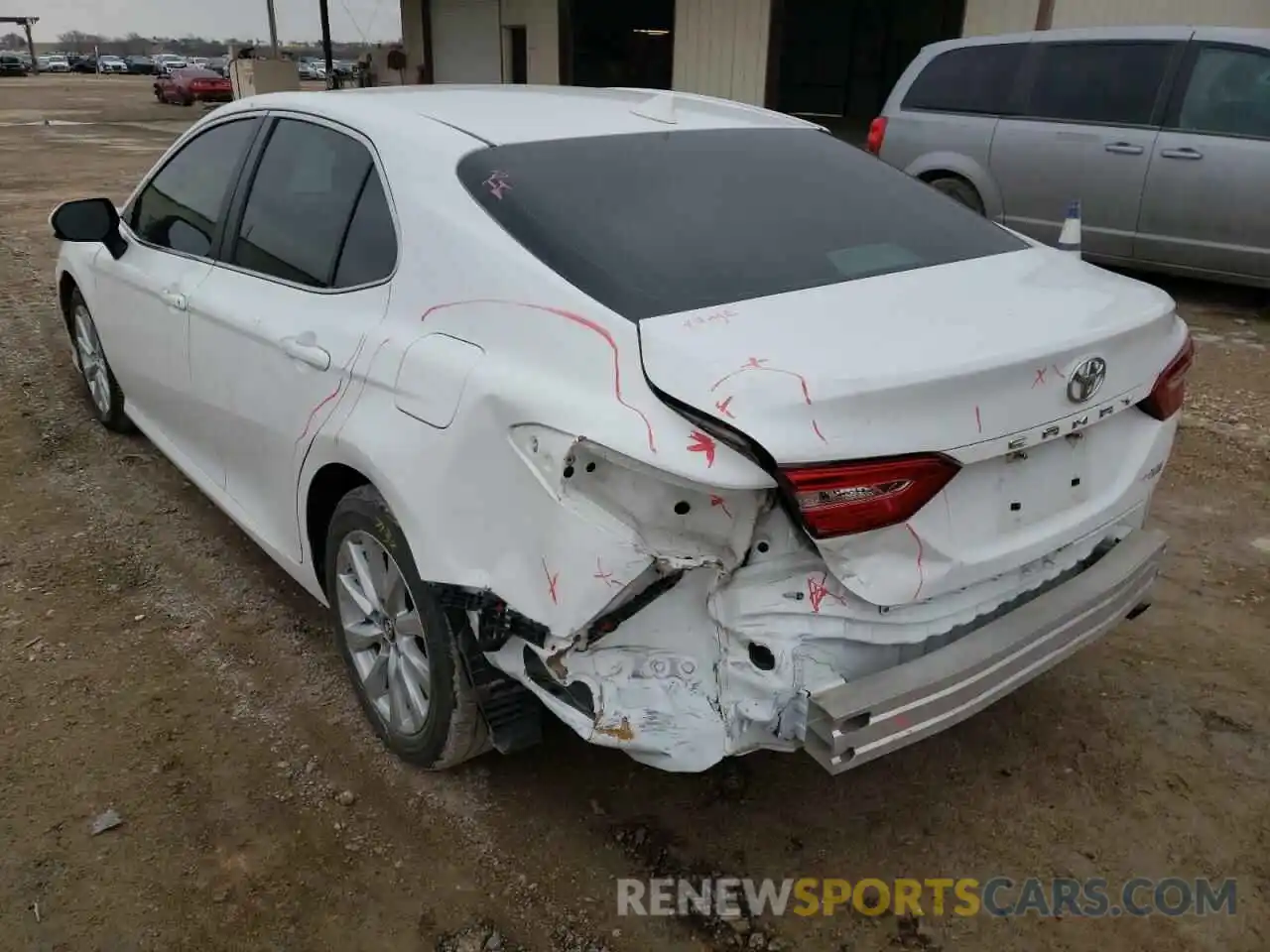 3 Photograph of a damaged car 4T1B11HK3KU818556 TOYOTA CAMRY 2019