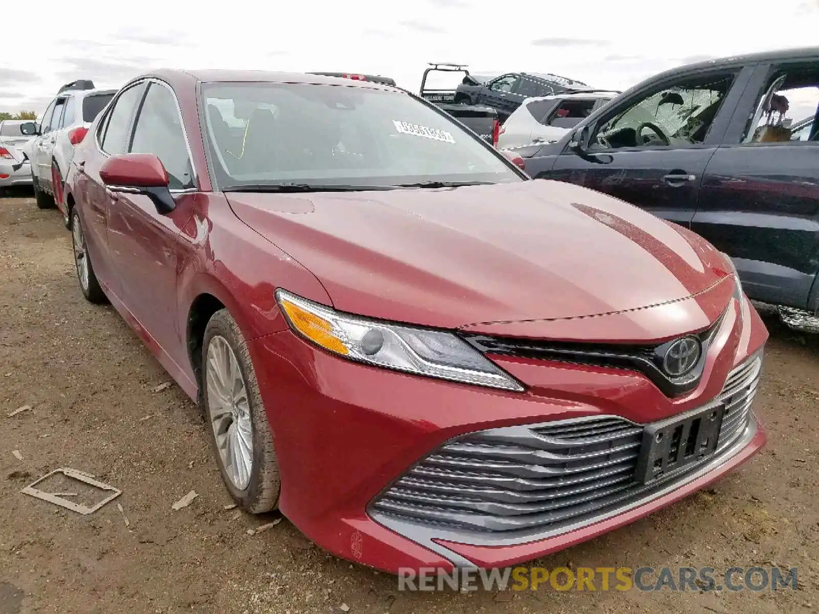 1 Photograph of a damaged car 4T1B11HK3KU818685 TOYOTA CAMRY 2019