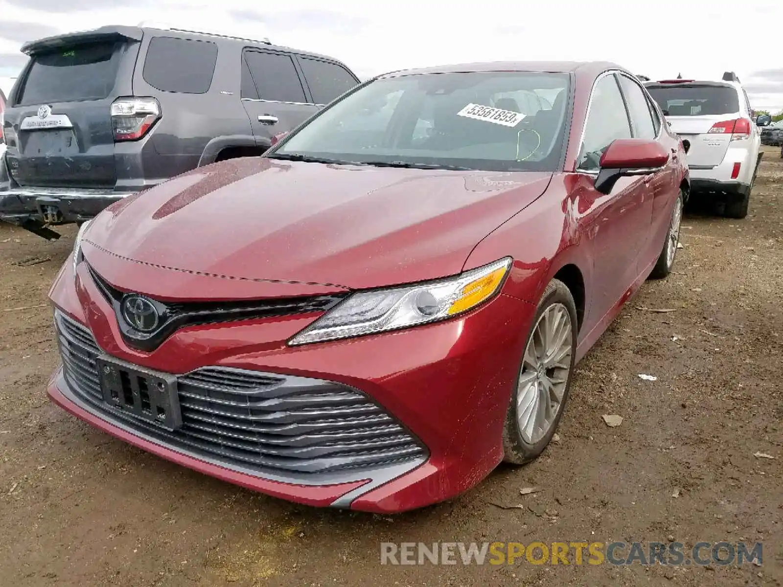 2 Photograph of a damaged car 4T1B11HK3KU818685 TOYOTA CAMRY 2019