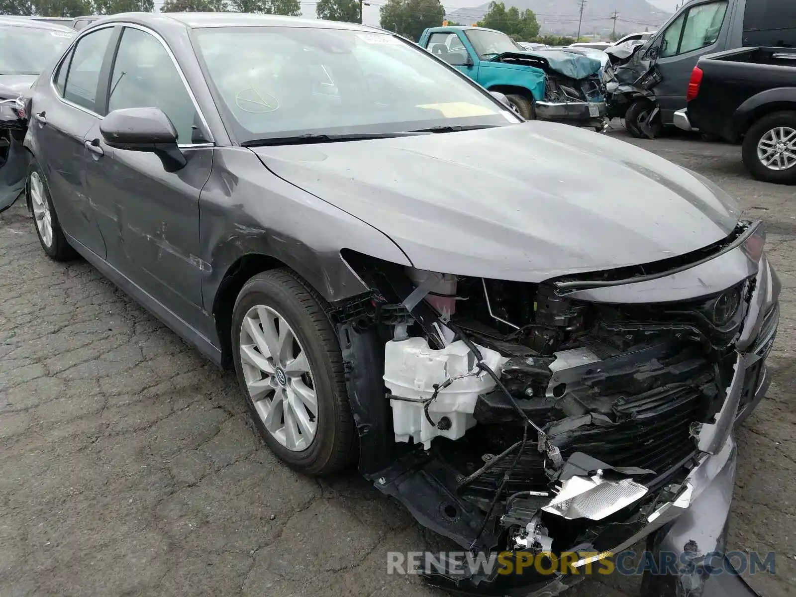 1 Photograph of a damaged car 4T1B11HK3KU820338 TOYOTA CAMRY 2019