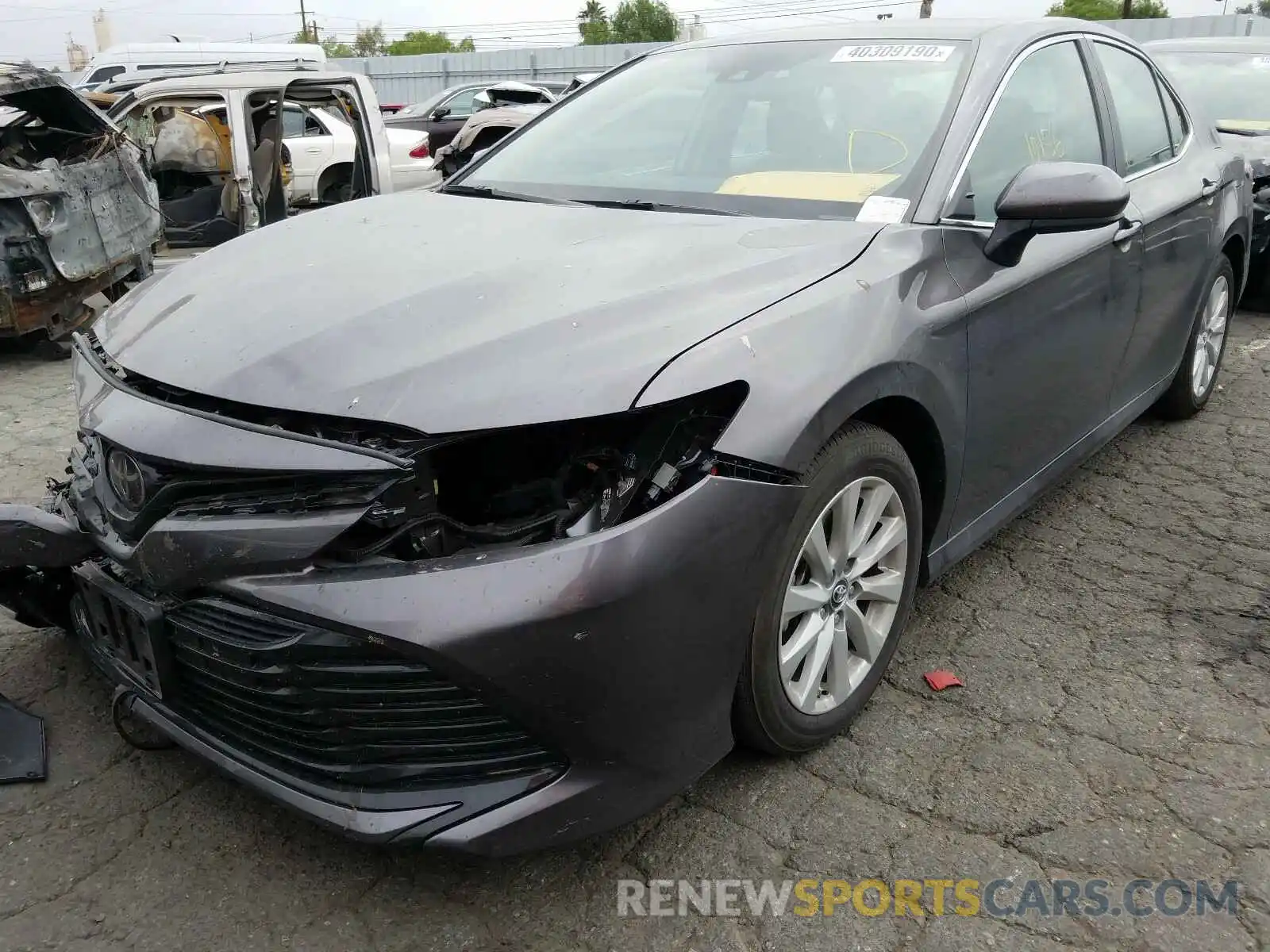 2 Photograph of a damaged car 4T1B11HK3KU820338 TOYOTA CAMRY 2019