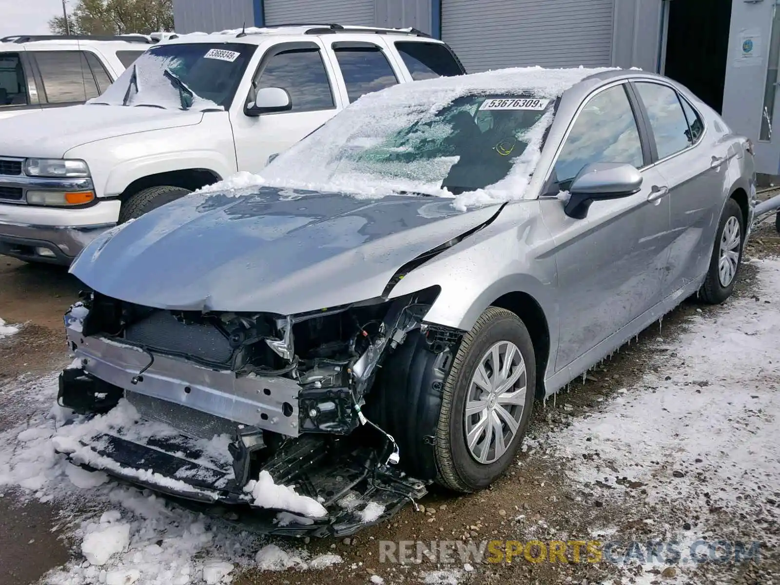 2 Photograph of a damaged car 4T1B11HK3KU821652 TOYOTA CAMRY 2019