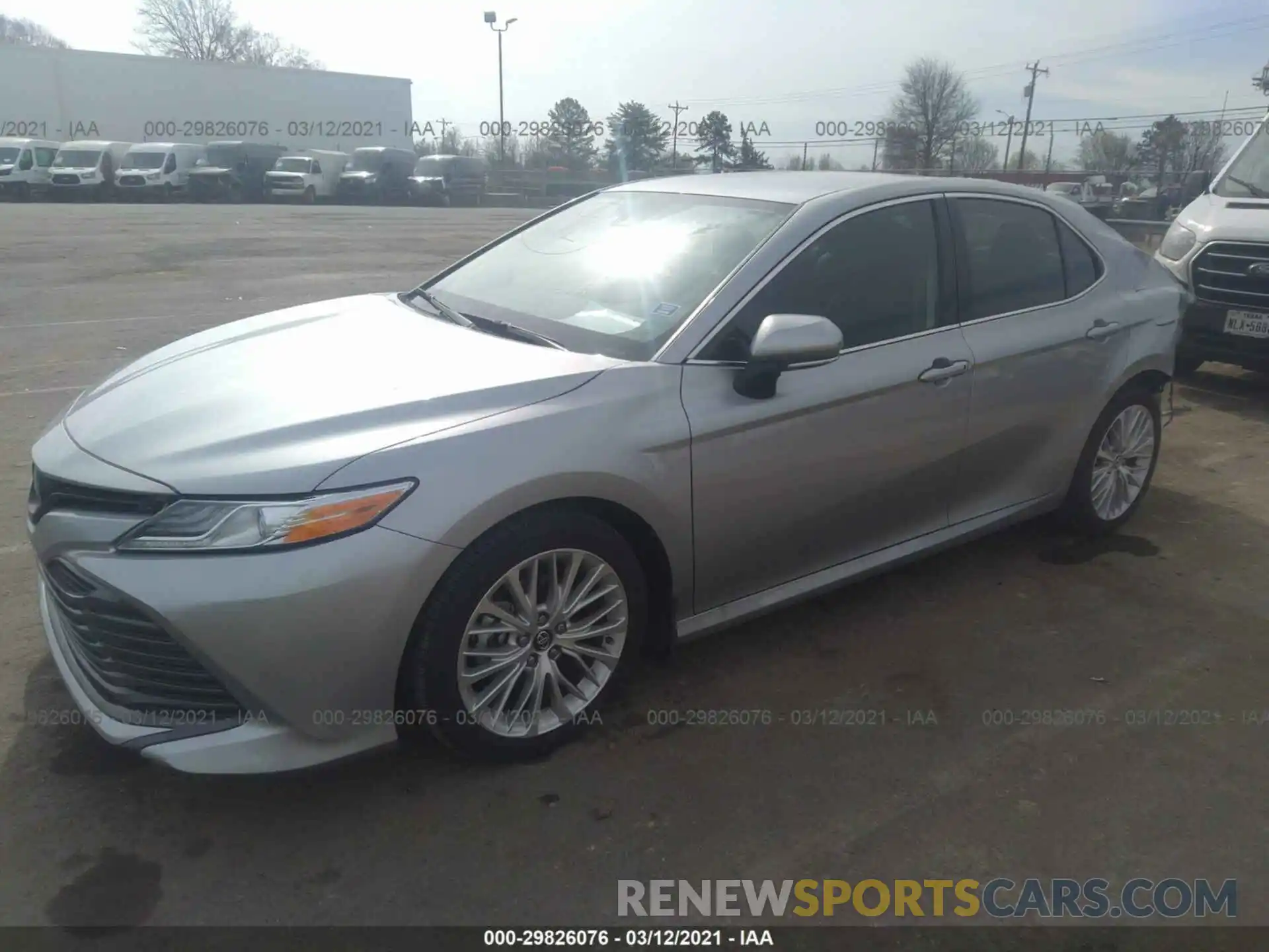 2 Photograph of a damaged car 4T1B11HK3KU821747 TOYOTA CAMRY 2019