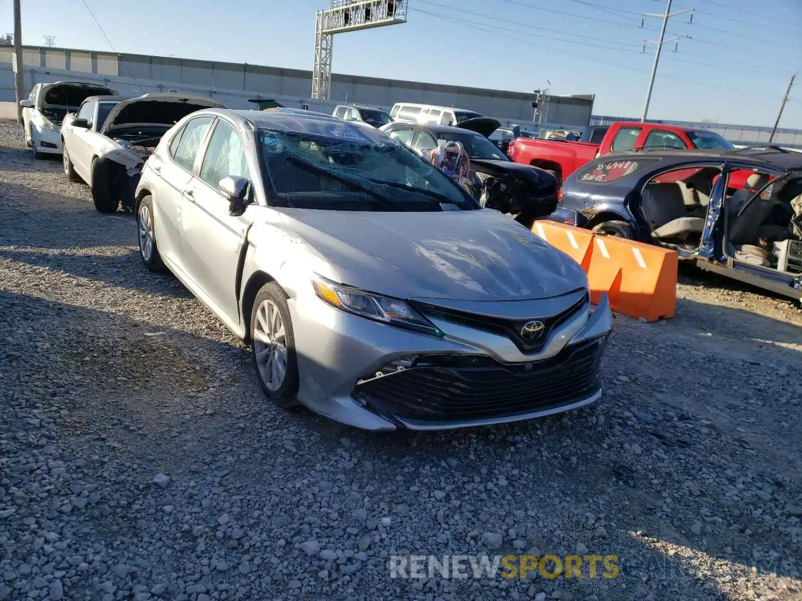 1 Photograph of a damaged car 4T1B11HK3KU823465 TOYOTA CAMRY 2019