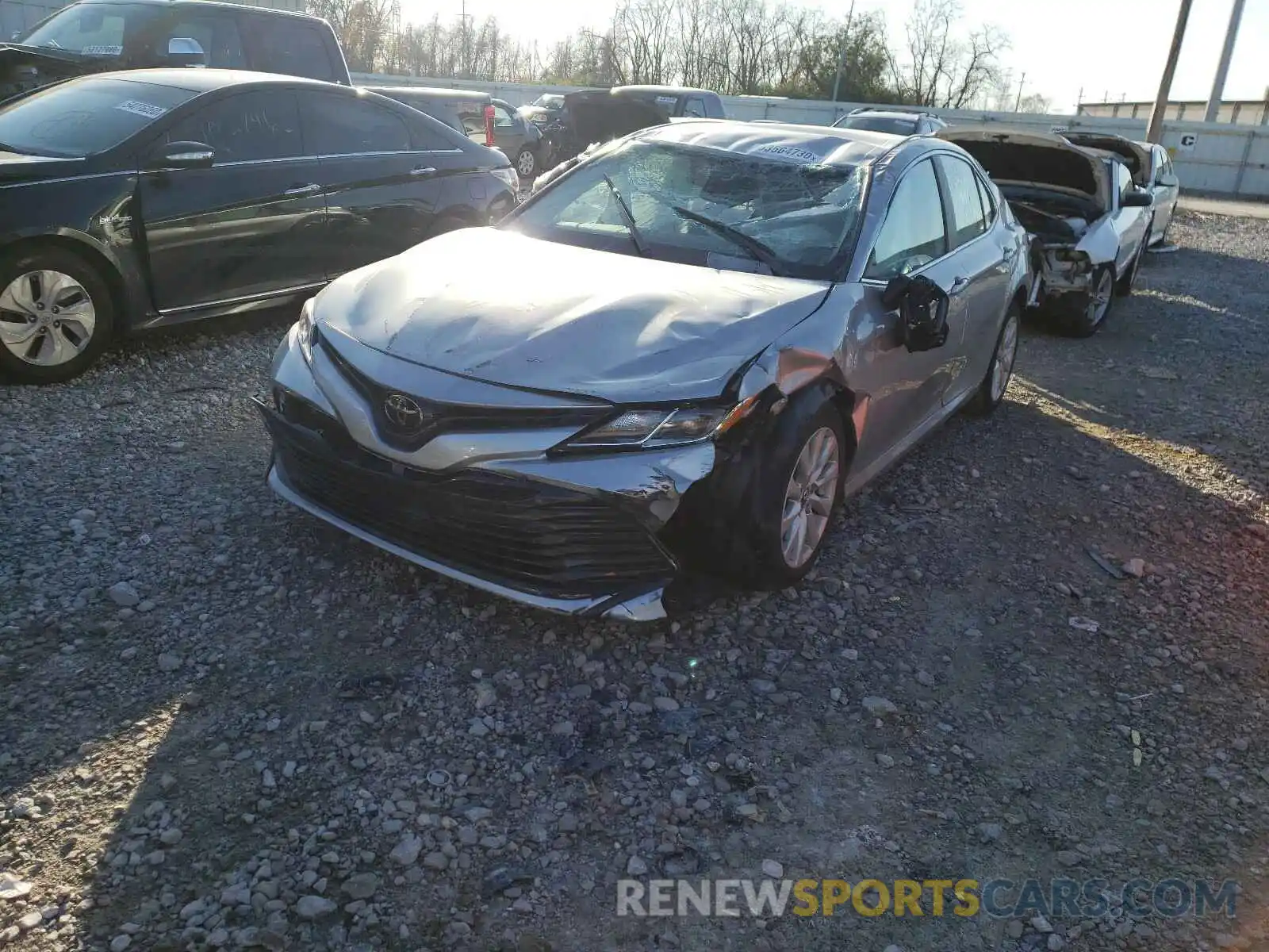 2 Photograph of a damaged car 4T1B11HK3KU823465 TOYOTA CAMRY 2019