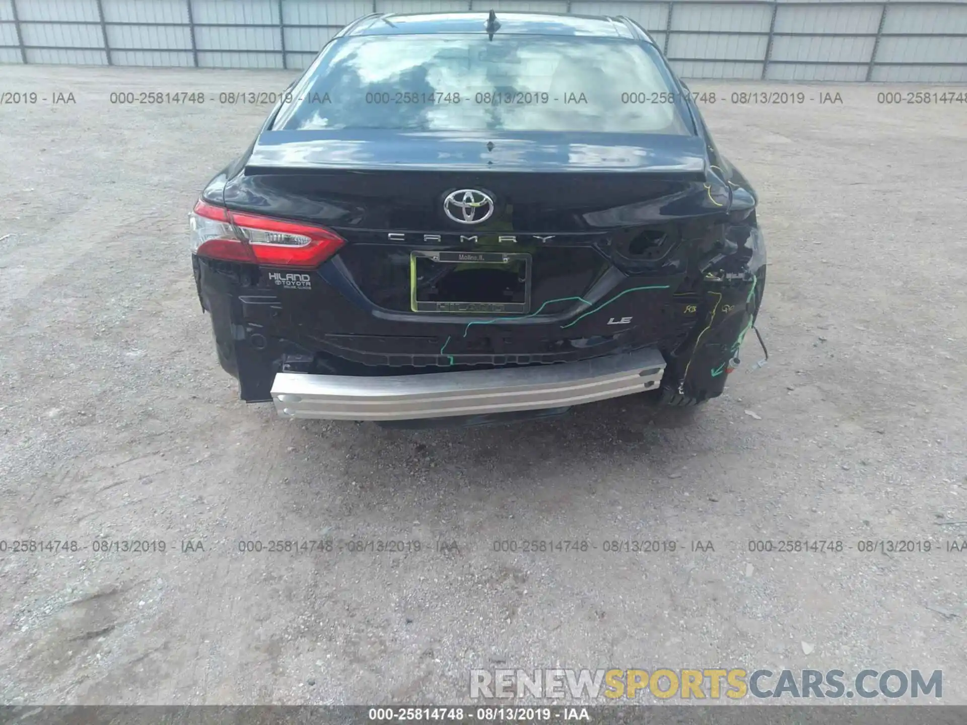 6 Фотография поврежденного автомобиля 4T1B11HK3KU824163 TOYOTA CAMRY 2019