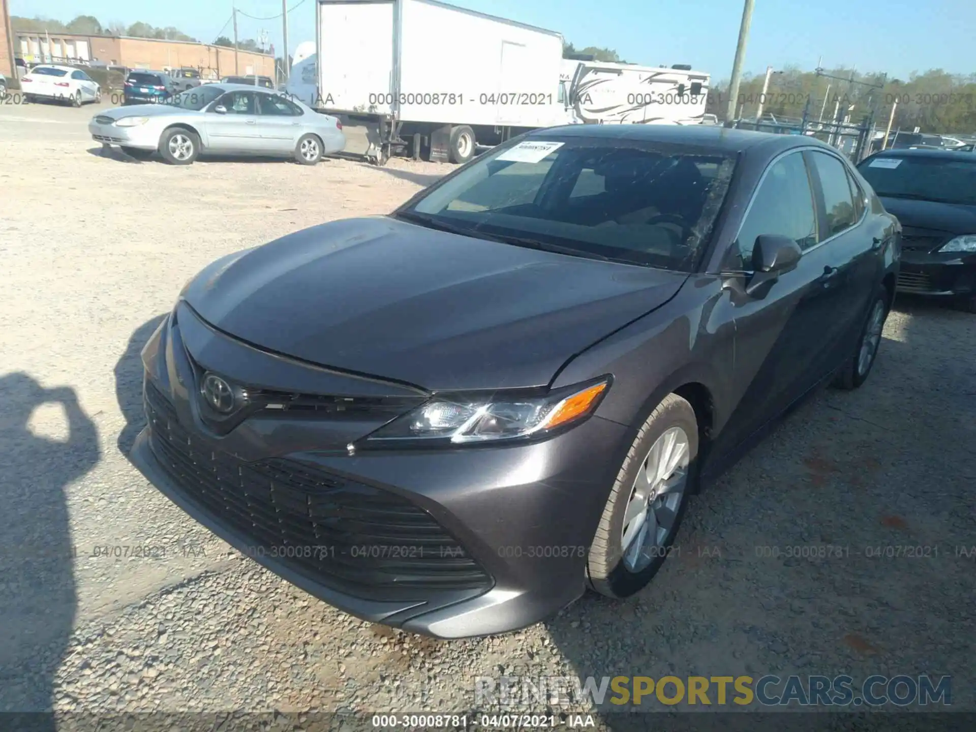 2 Photograph of a damaged car 4T1B11HK3KU824860 TOYOTA CAMRY 2019