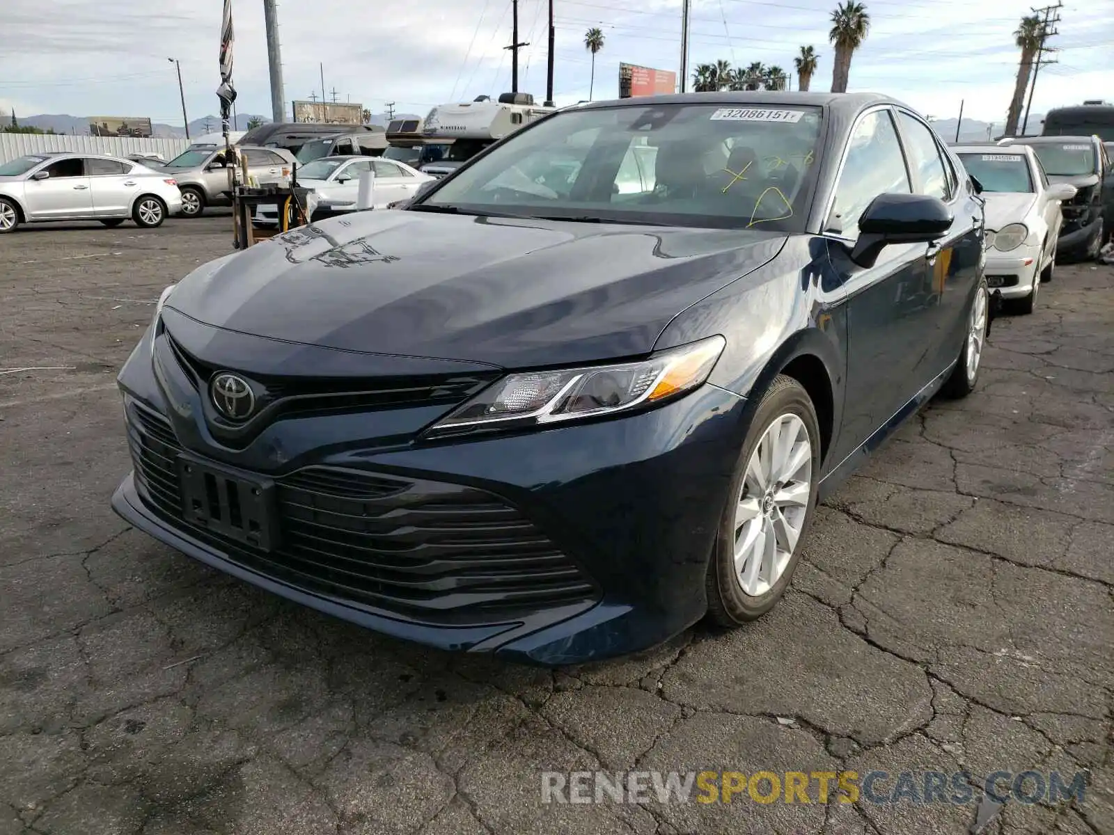 2 Photograph of a damaged car 4T1B11HK3KU827354 TOYOTA CAMRY 2019