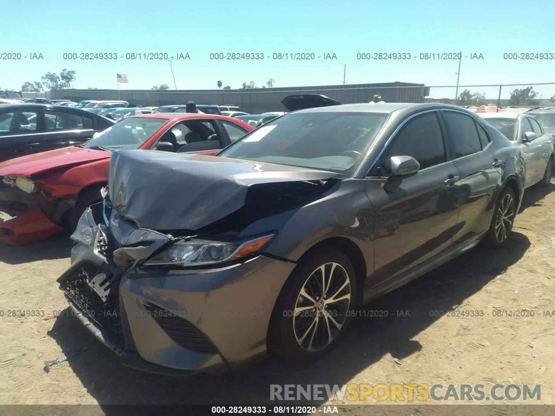 2 Photograph of a damaged car 4T1B11HK3KU831324 TOYOTA CAMRY 2019