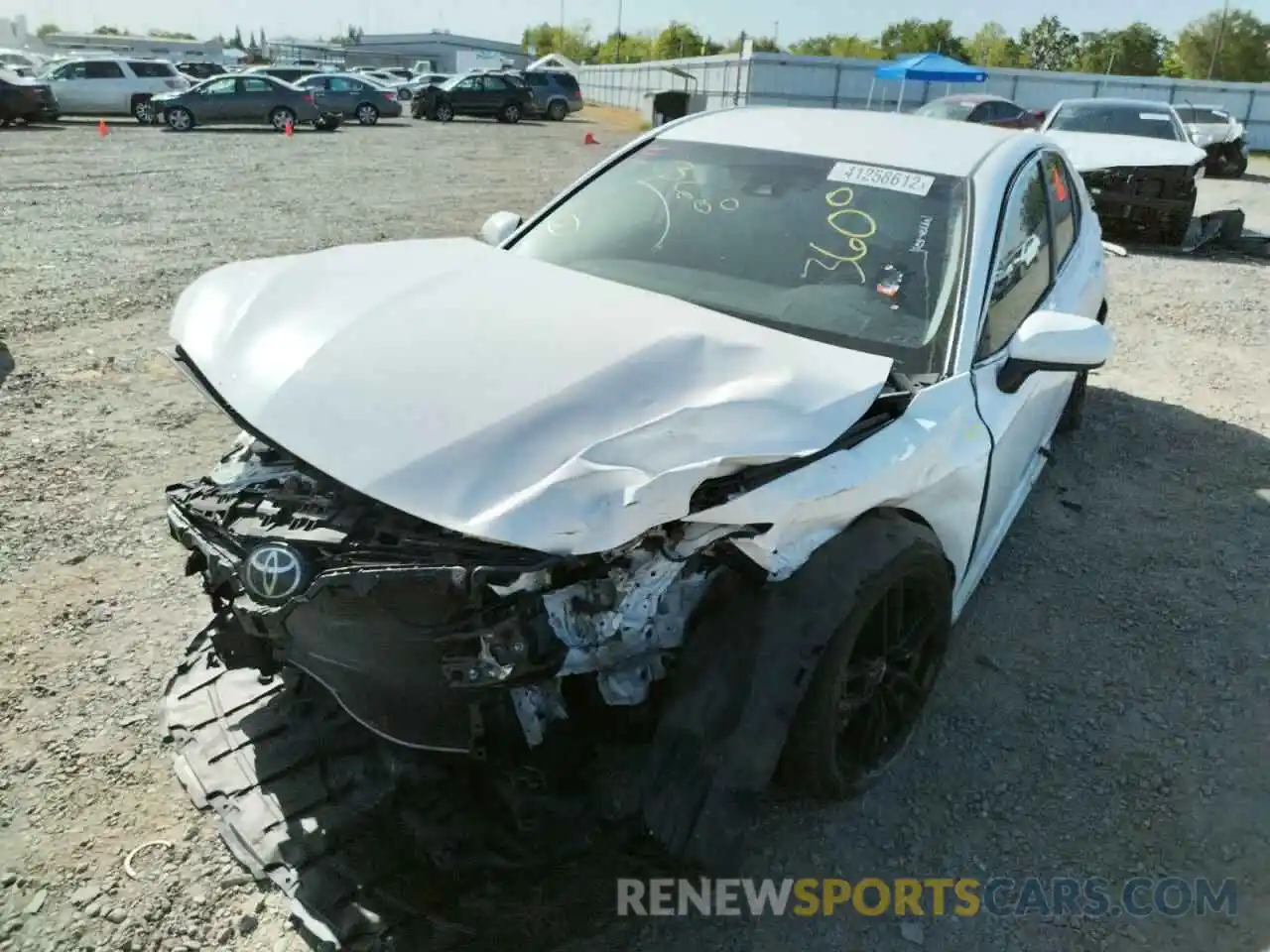 2 Photograph of a damaged car 4T1B11HK3KU831985 TOYOTA CAMRY 2019