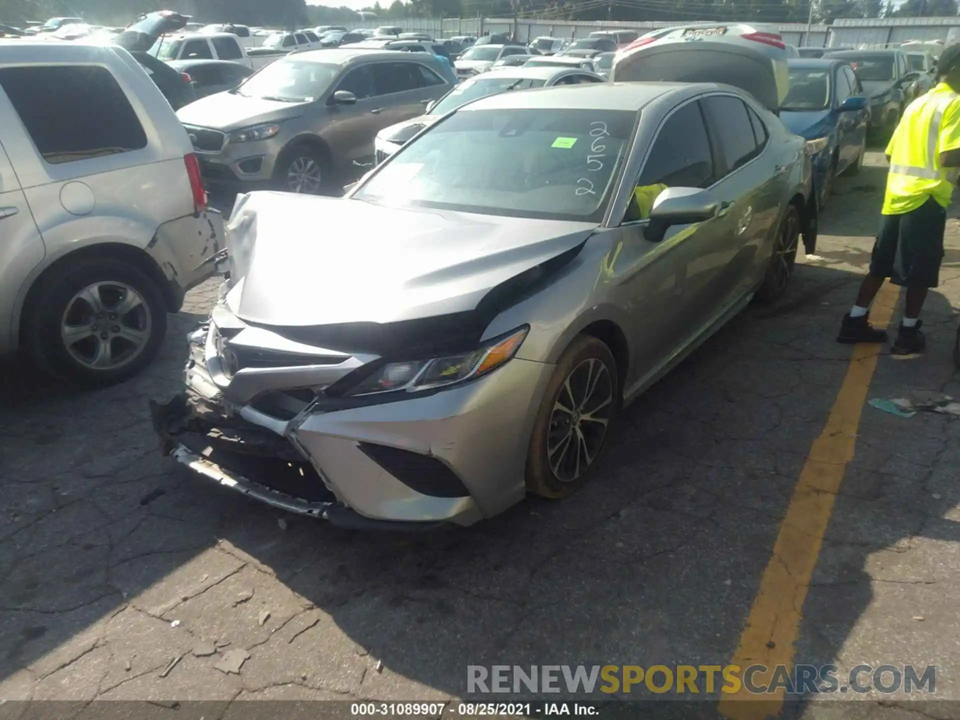 2 Photograph of a damaged car 4T1B11HK3KU832652 TOYOTA CAMRY 2019