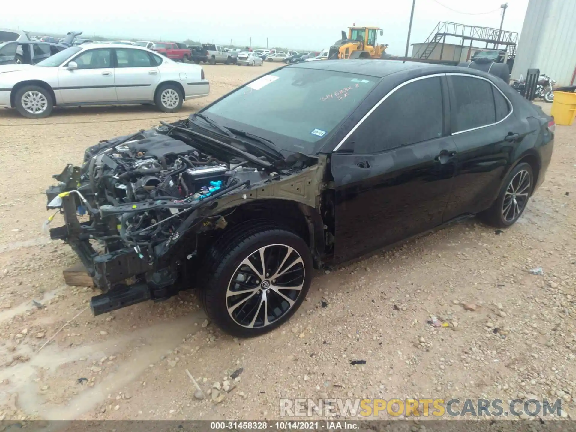 2 Photograph of a damaged car 4T1B11HK3KU832957 TOYOTA CAMRY 2019