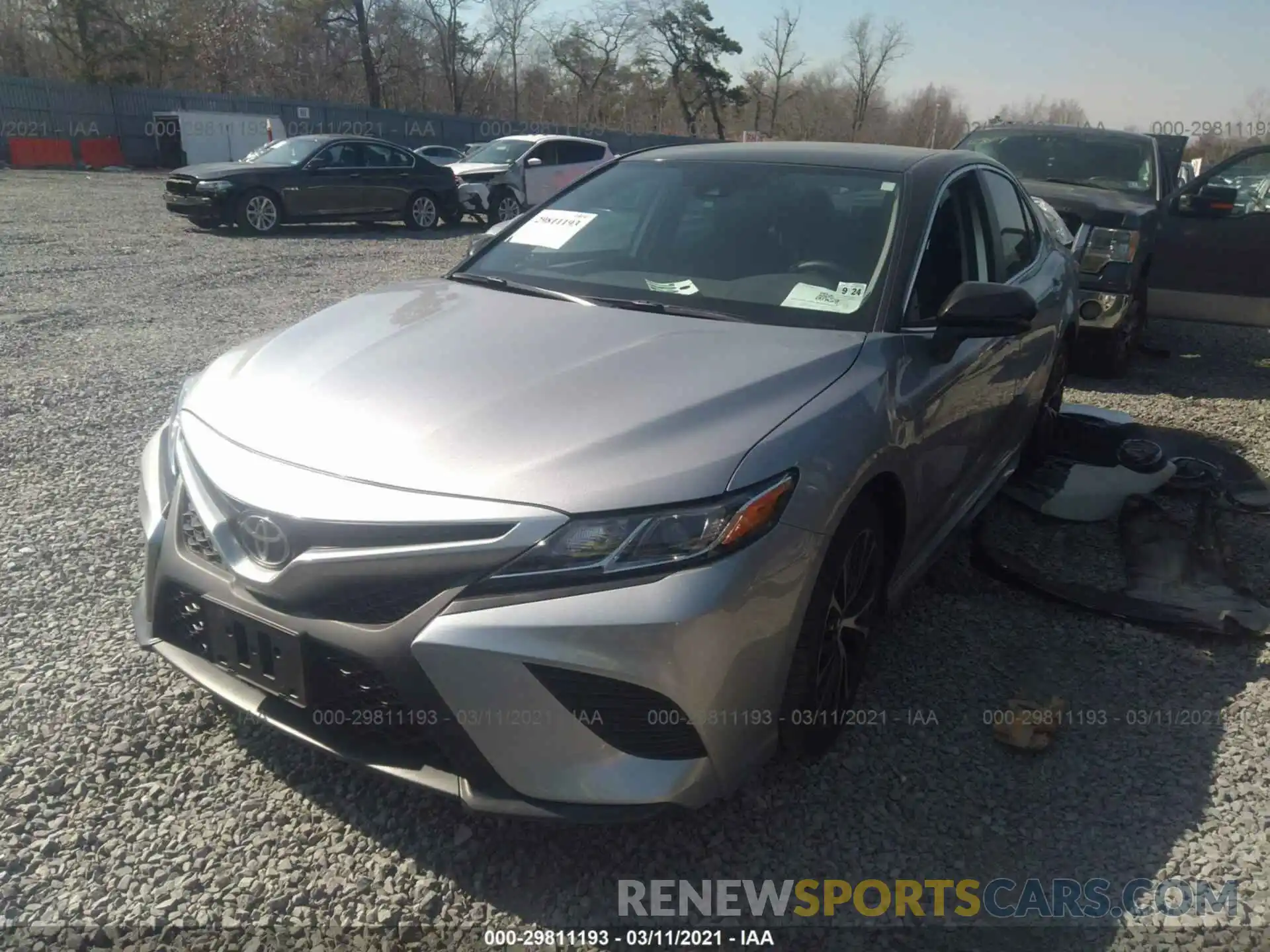 2 Photograph of a damaged car 4T1B11HK3KU833381 TOYOTA CAMRY 2019