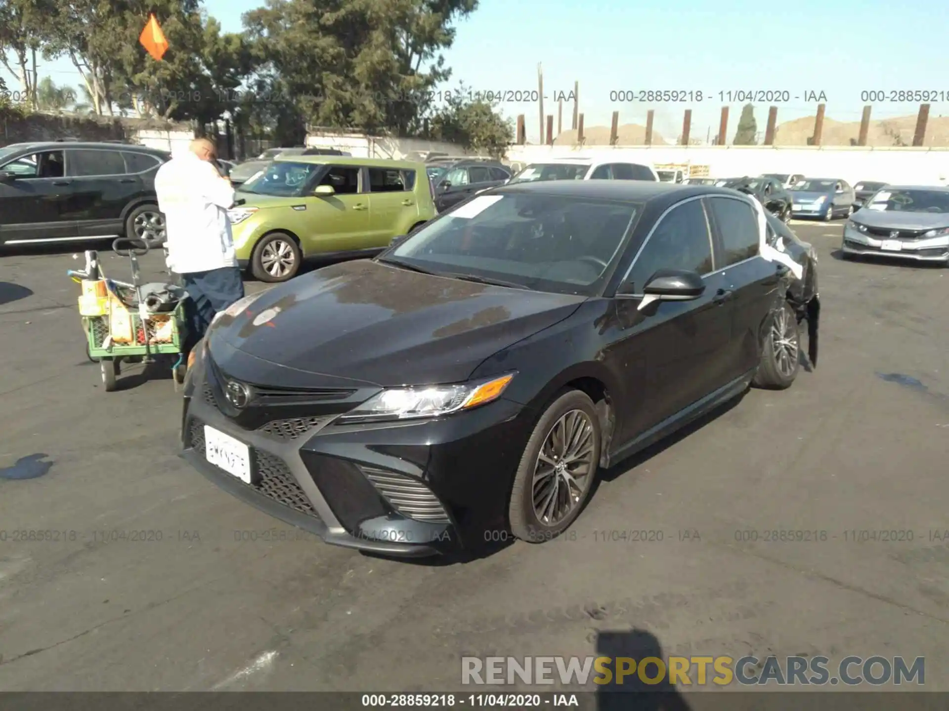 2 Photograph of a damaged car 4T1B11HK3KU834336 TOYOTA CAMRY 2019