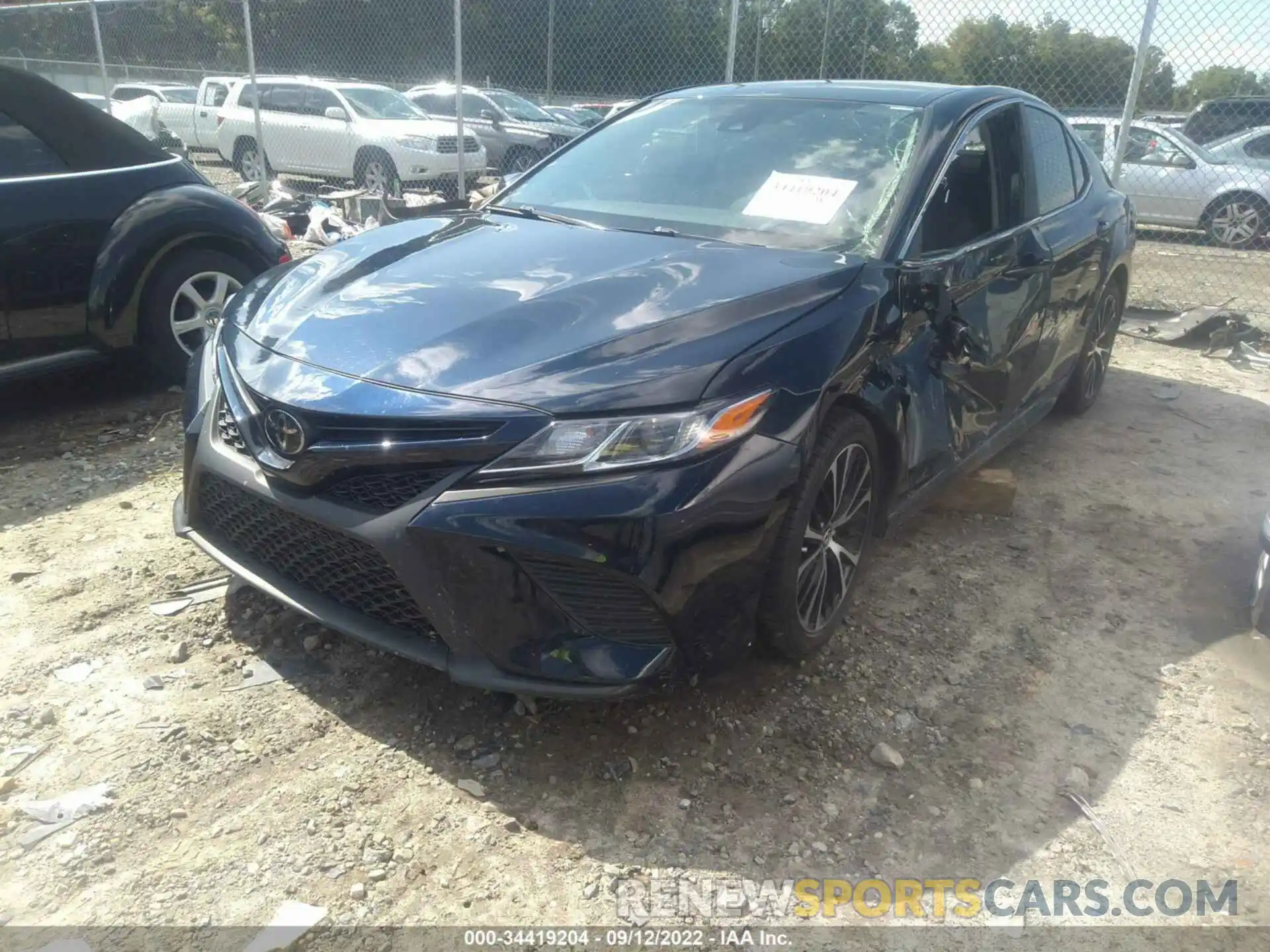 2 Photograph of a damaged car 4T1B11HK3KU835020 TOYOTA CAMRY 2019