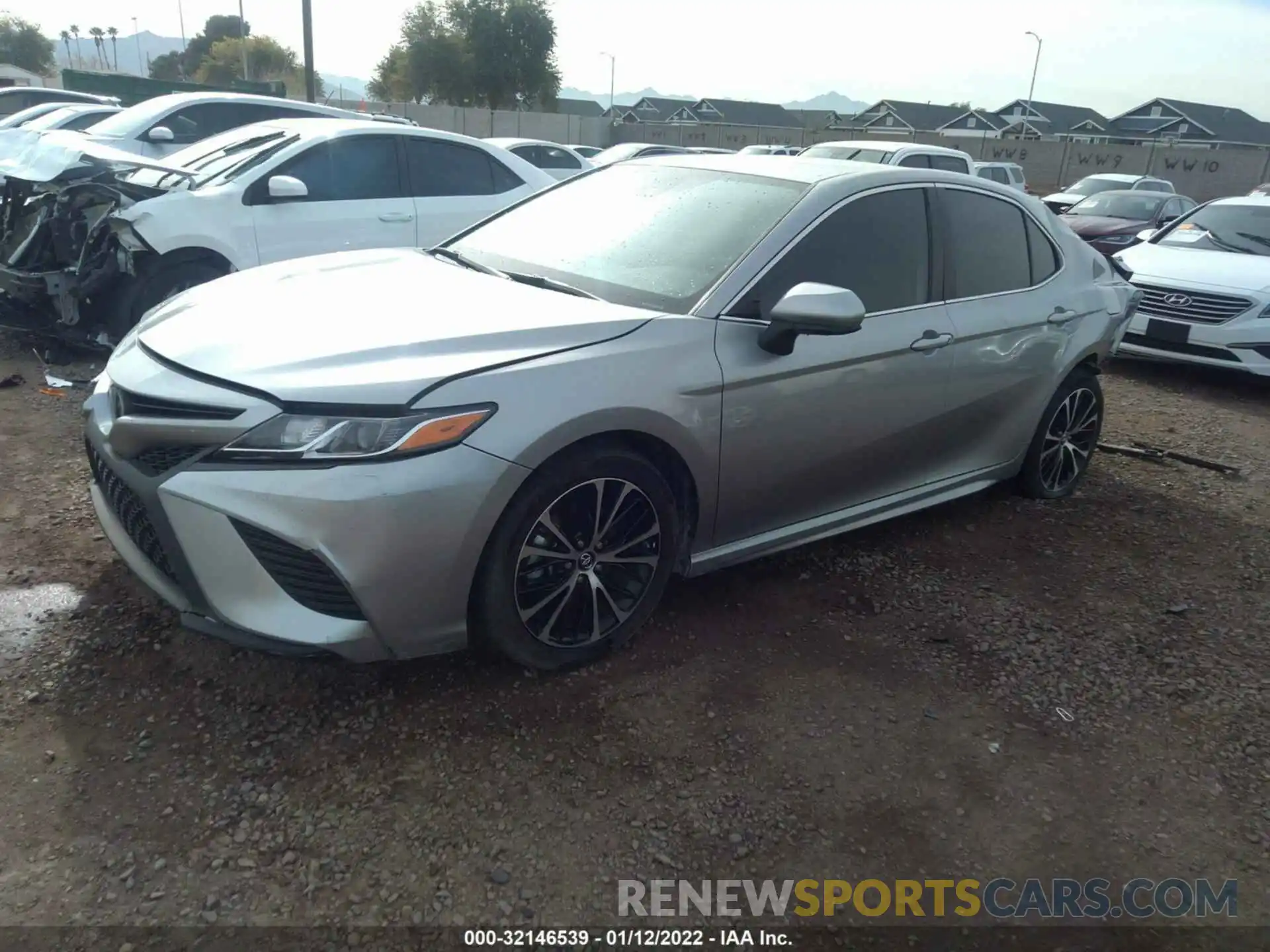 2 Photograph of a damaged car 4T1B11HK3KU835843 TOYOTA CAMRY 2019