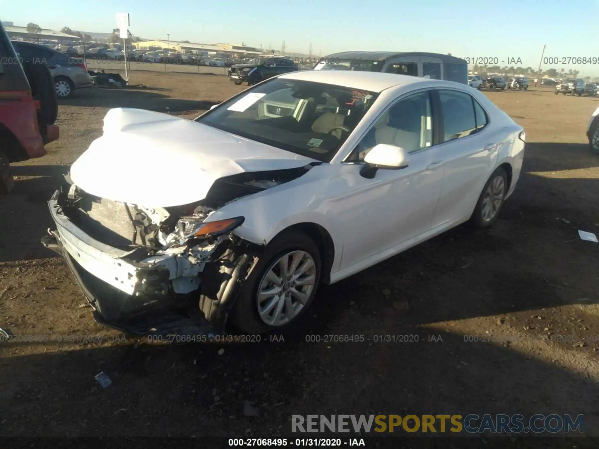 2 Photograph of a damaged car 4T1B11HK3KU836636 TOYOTA CAMRY 2019