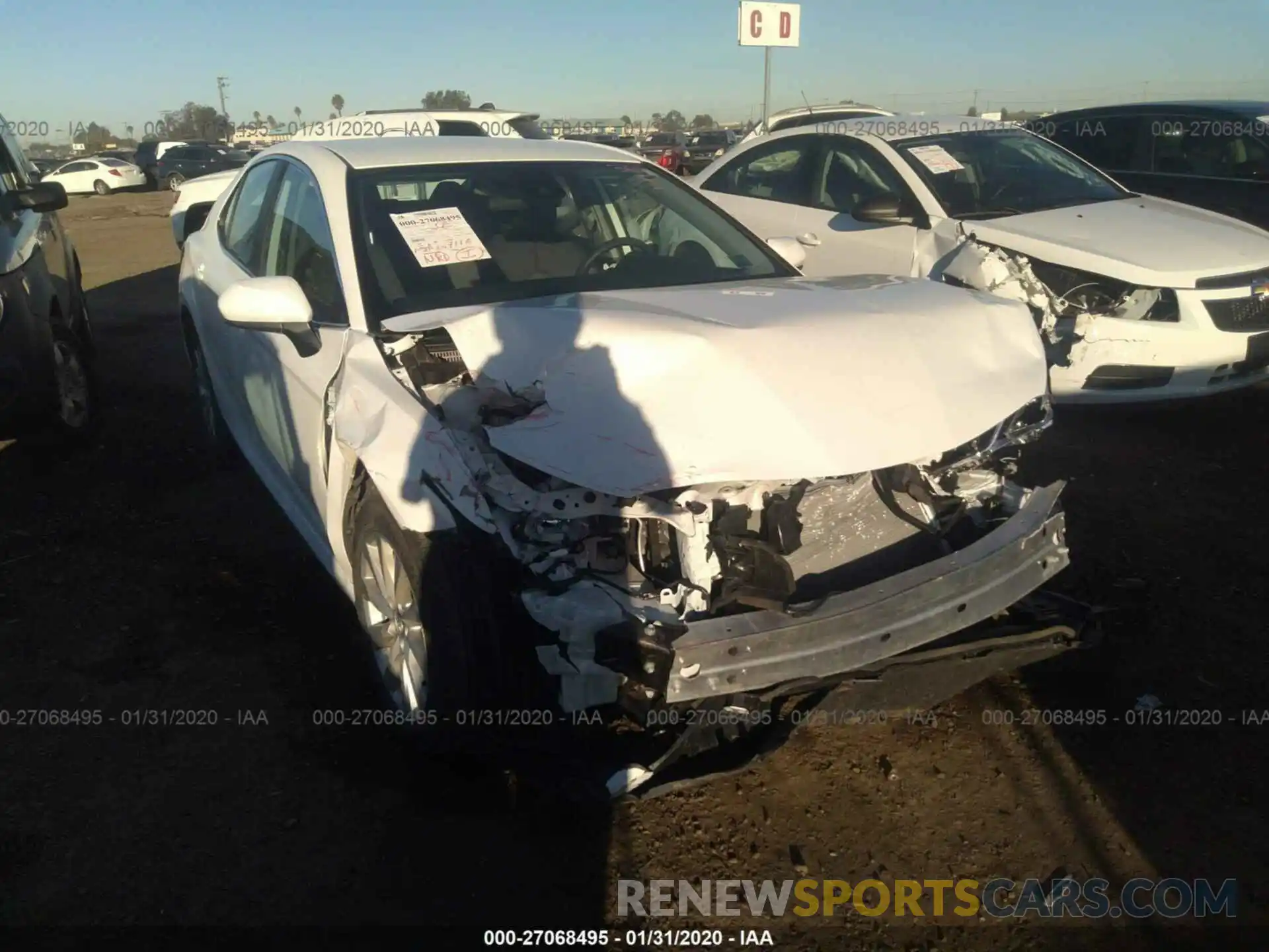 6 Photograph of a damaged car 4T1B11HK3KU836636 TOYOTA CAMRY 2019