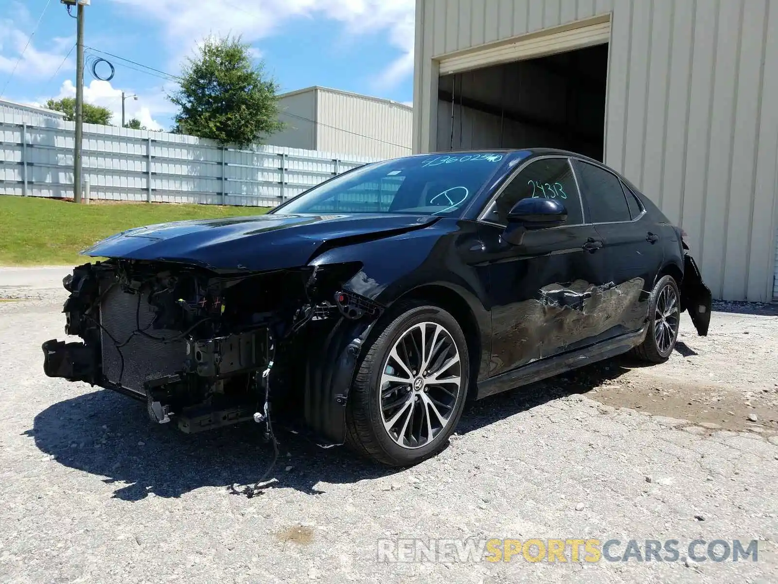 2 Photograph of a damaged car 4T1B11HK3KU837334 TOYOTA CAMRY 2019