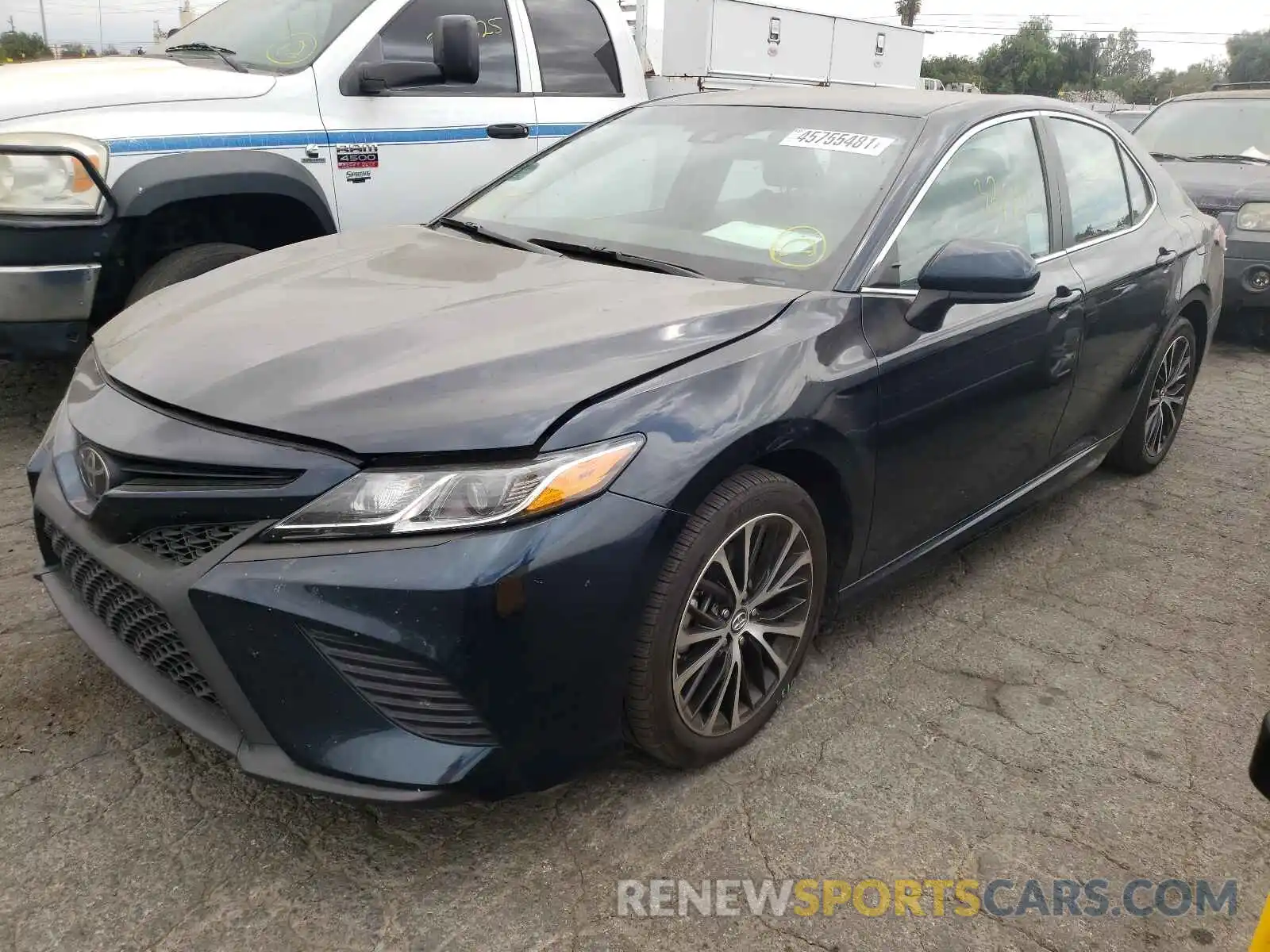 2 Photograph of a damaged car 4T1B11HK3KU837642 TOYOTA CAMRY 2019