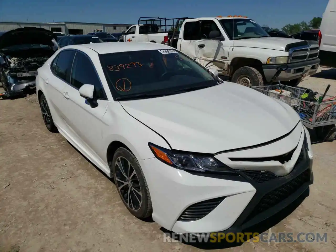 1 Photograph of a damaged car 4T1B11HK3KU839293 TOYOTA CAMRY 2019