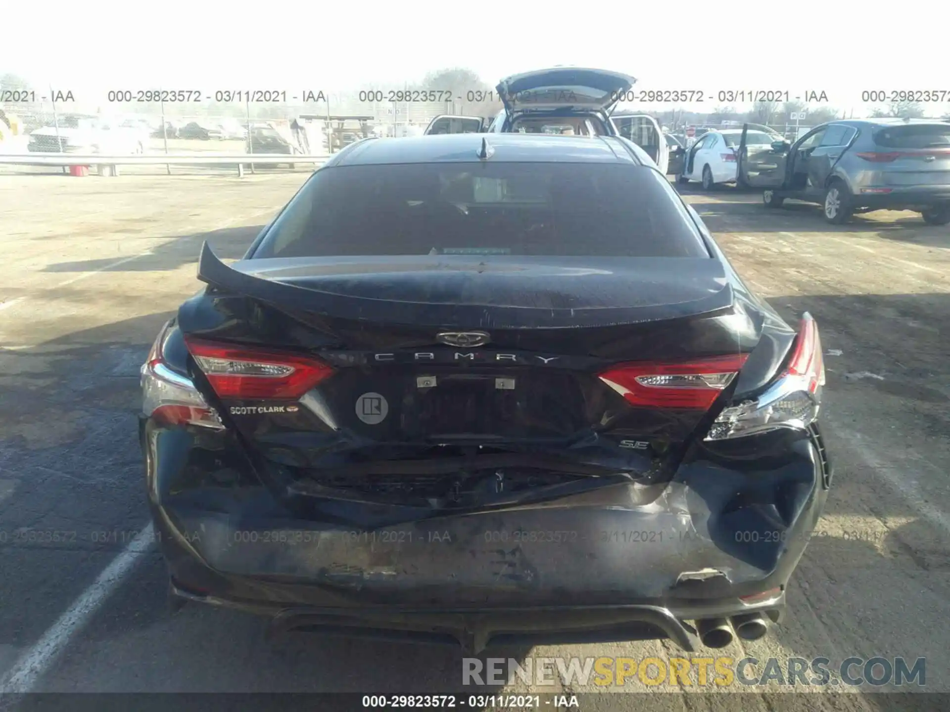 6 Photograph of a damaged car 4T1B11HK3KU839732 TOYOTA CAMRY 2019