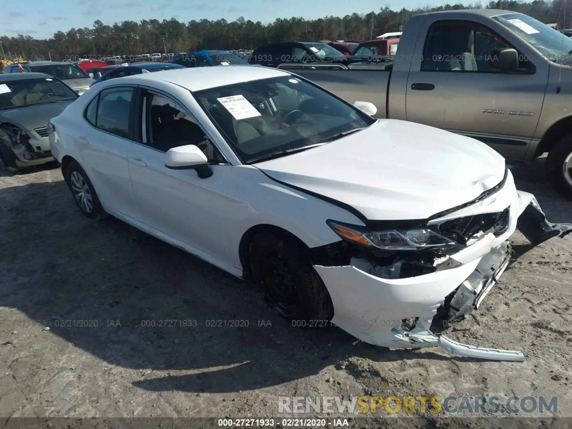 1 Photograph of a damaged car 4T1B11HK3KU840458 TOYOTA CAMRY 2019