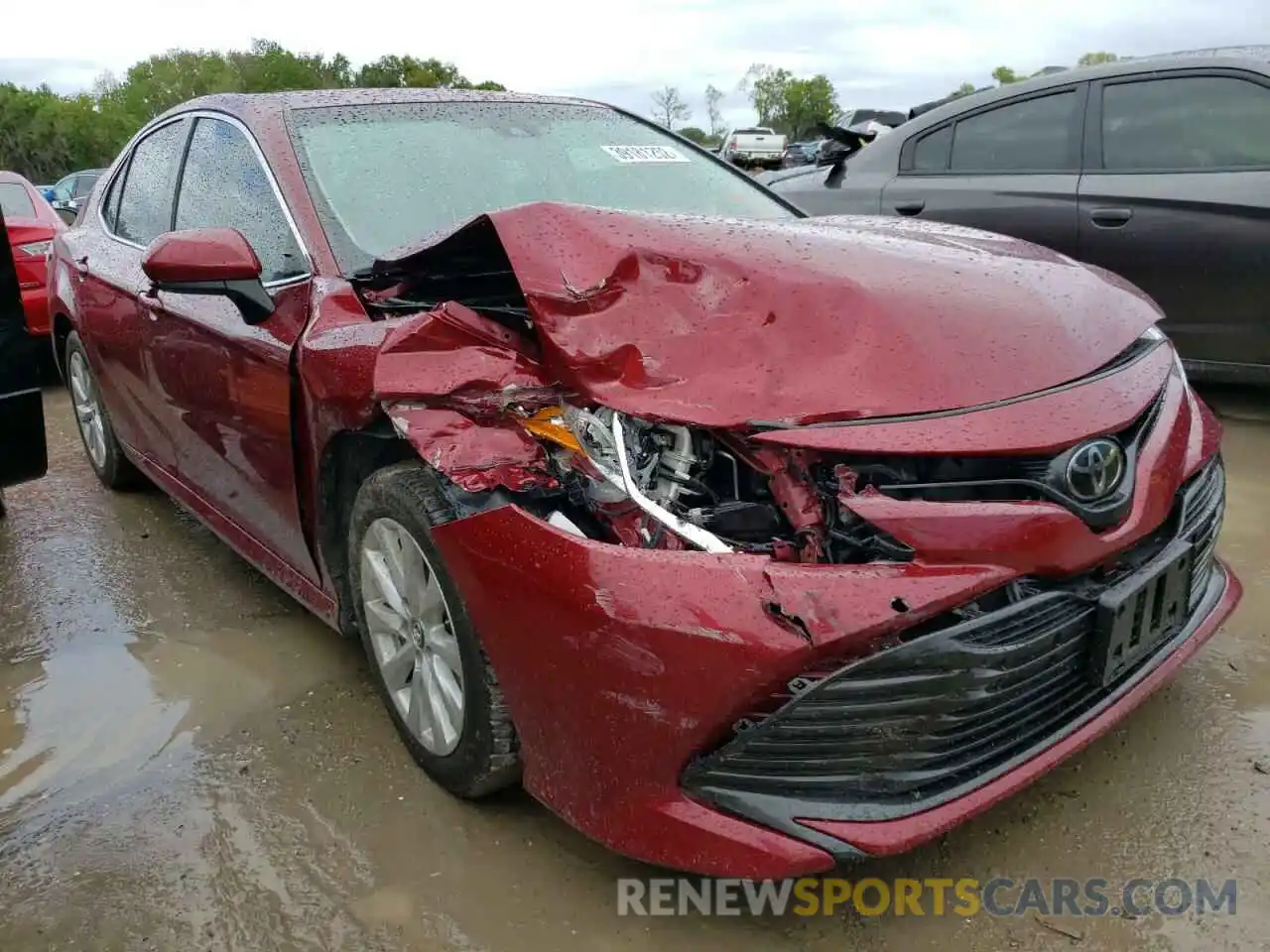 1 Photograph of a damaged car 4T1B11HK3KU843604 TOYOTA CAMRY 2019