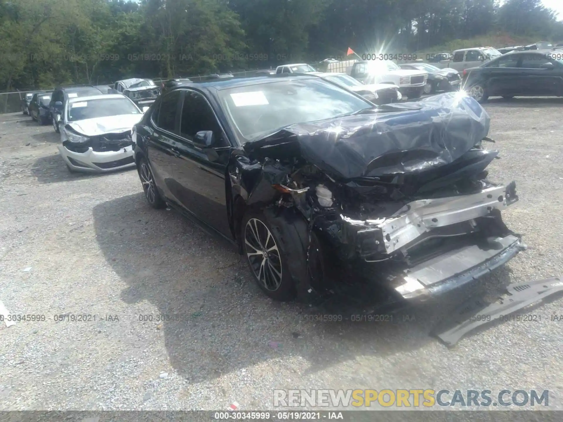 1 Photograph of a damaged car 4T1B11HK3KU843845 TOYOTA CAMRY 2019