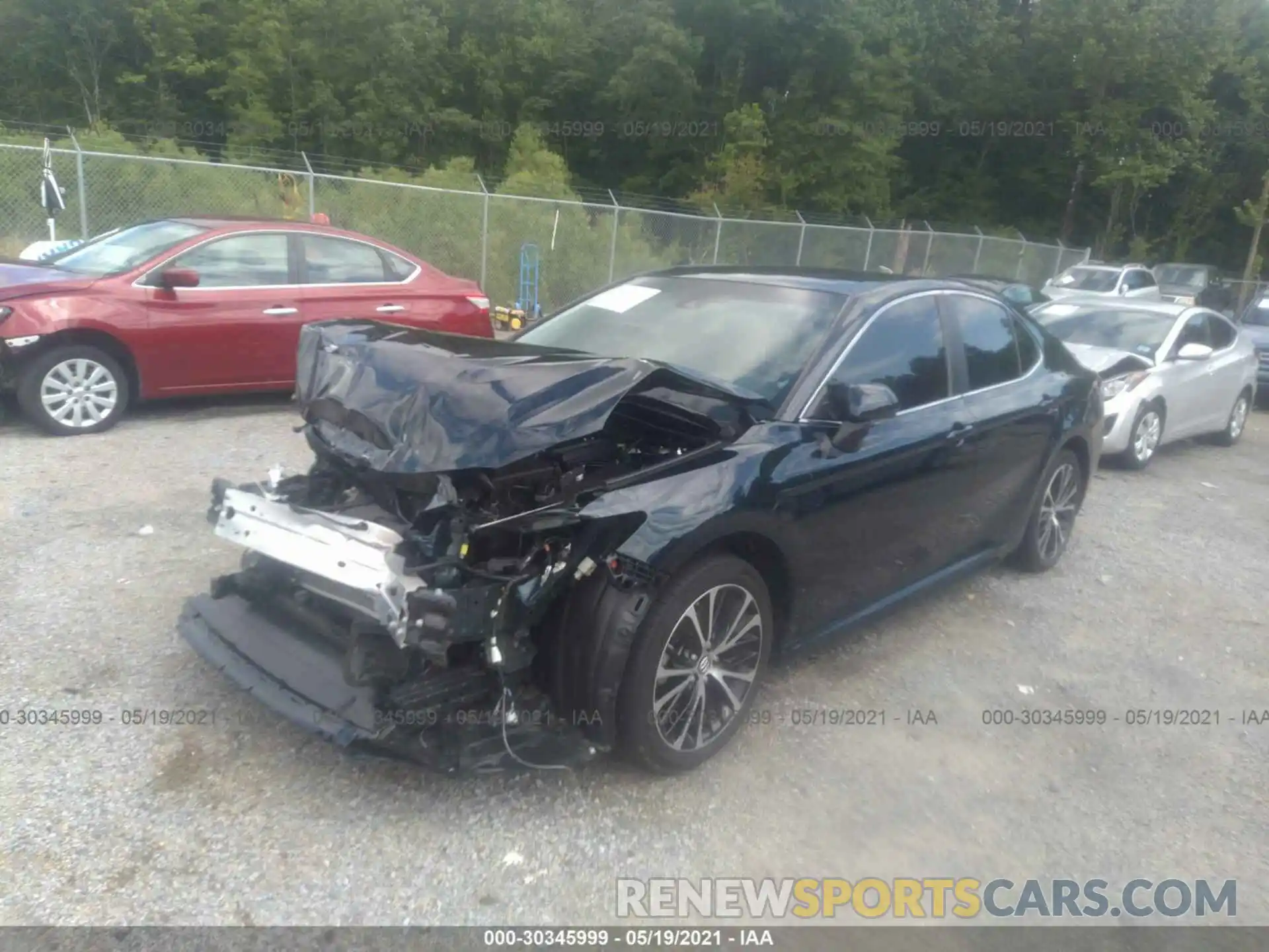 2 Photograph of a damaged car 4T1B11HK3KU843845 TOYOTA CAMRY 2019