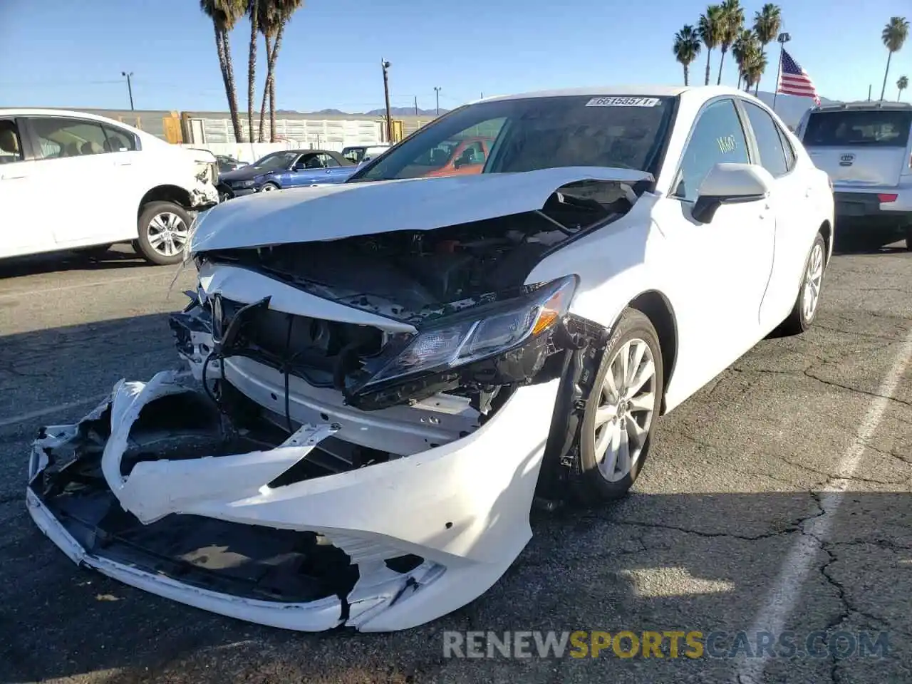 2 Photograph of a damaged car 4T1B11HK3KU844249 TOYOTA CAMRY 2019