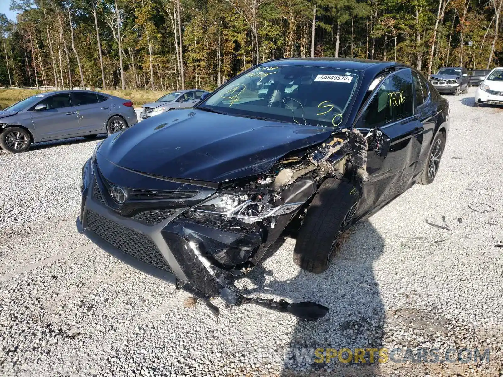 2 Photograph of a damaged car 4T1B11HK3KU844932 TOYOTA CAMRY 2019