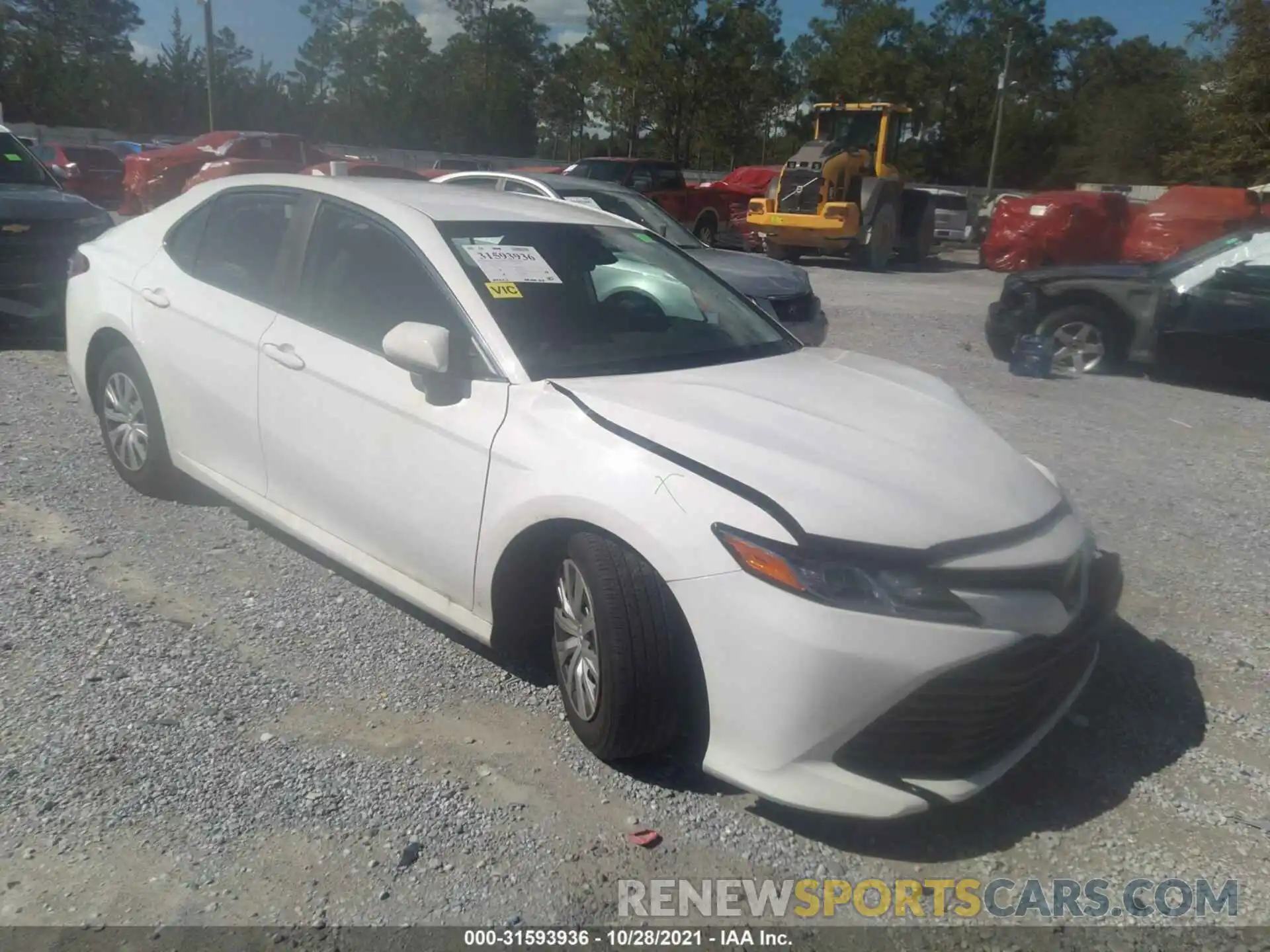 1 Photograph of a damaged car 4T1B11HK3KU846826 TOYOTA CAMRY 2019