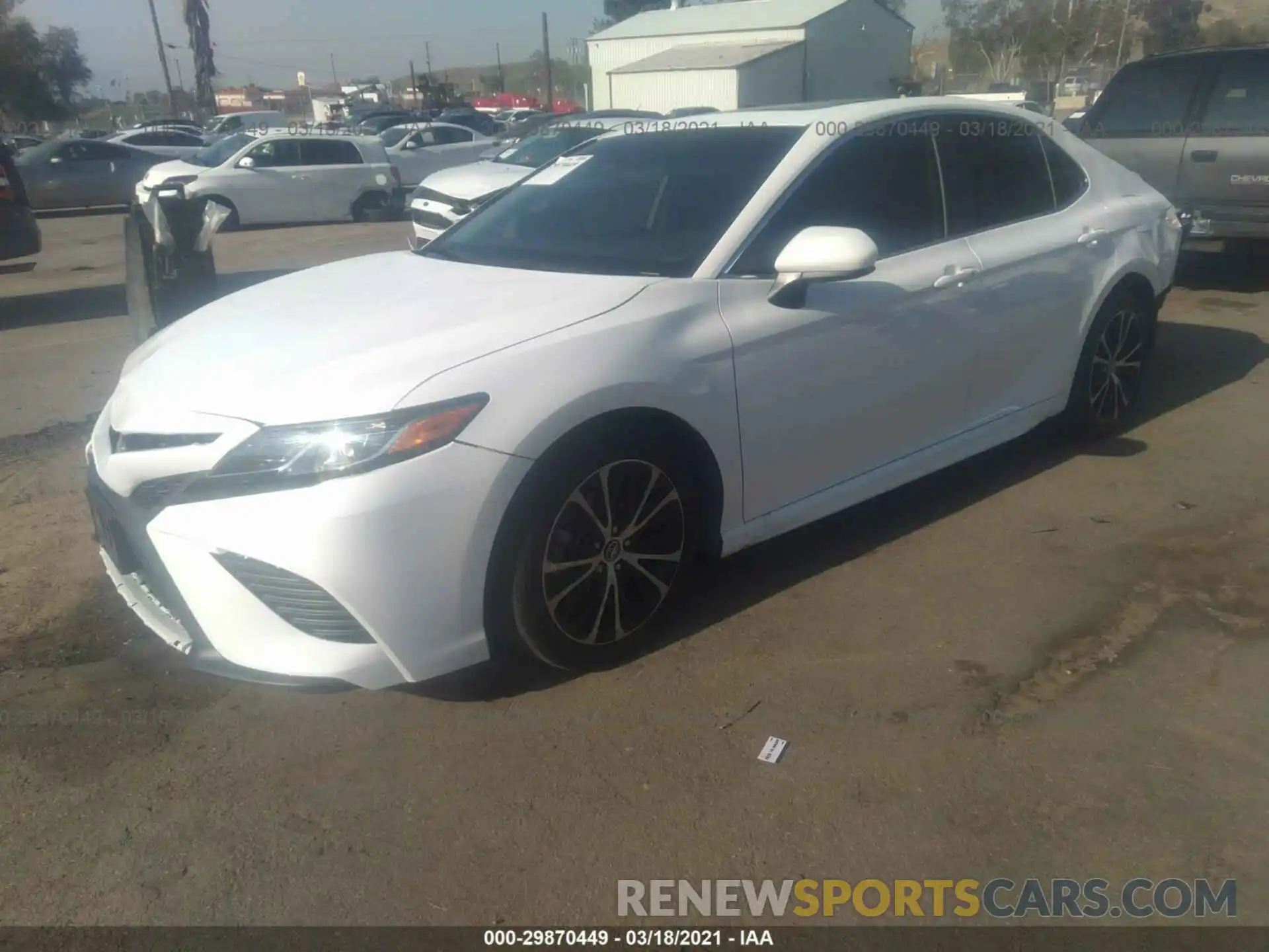 2 Photograph of a damaged car 4T1B11HK3KU848138 TOYOTA CAMRY 2019