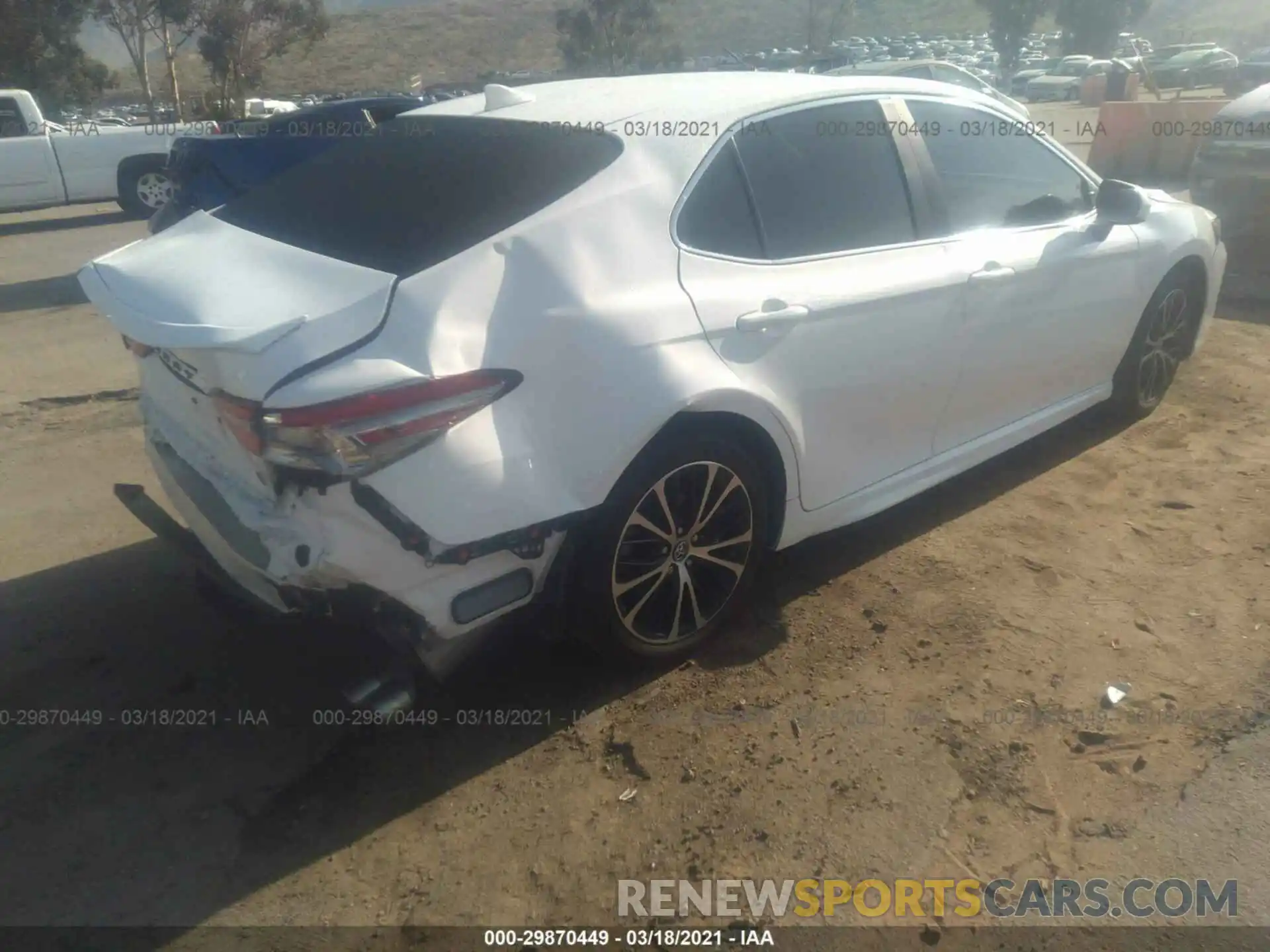 4 Photograph of a damaged car 4T1B11HK3KU848138 TOYOTA CAMRY 2019