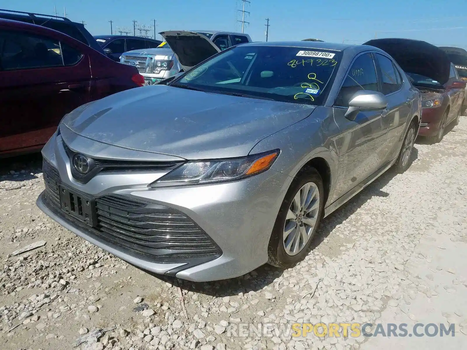 2 Photograph of a damaged car 4T1B11HK3KU849323 TOYOTA CAMRY 2019