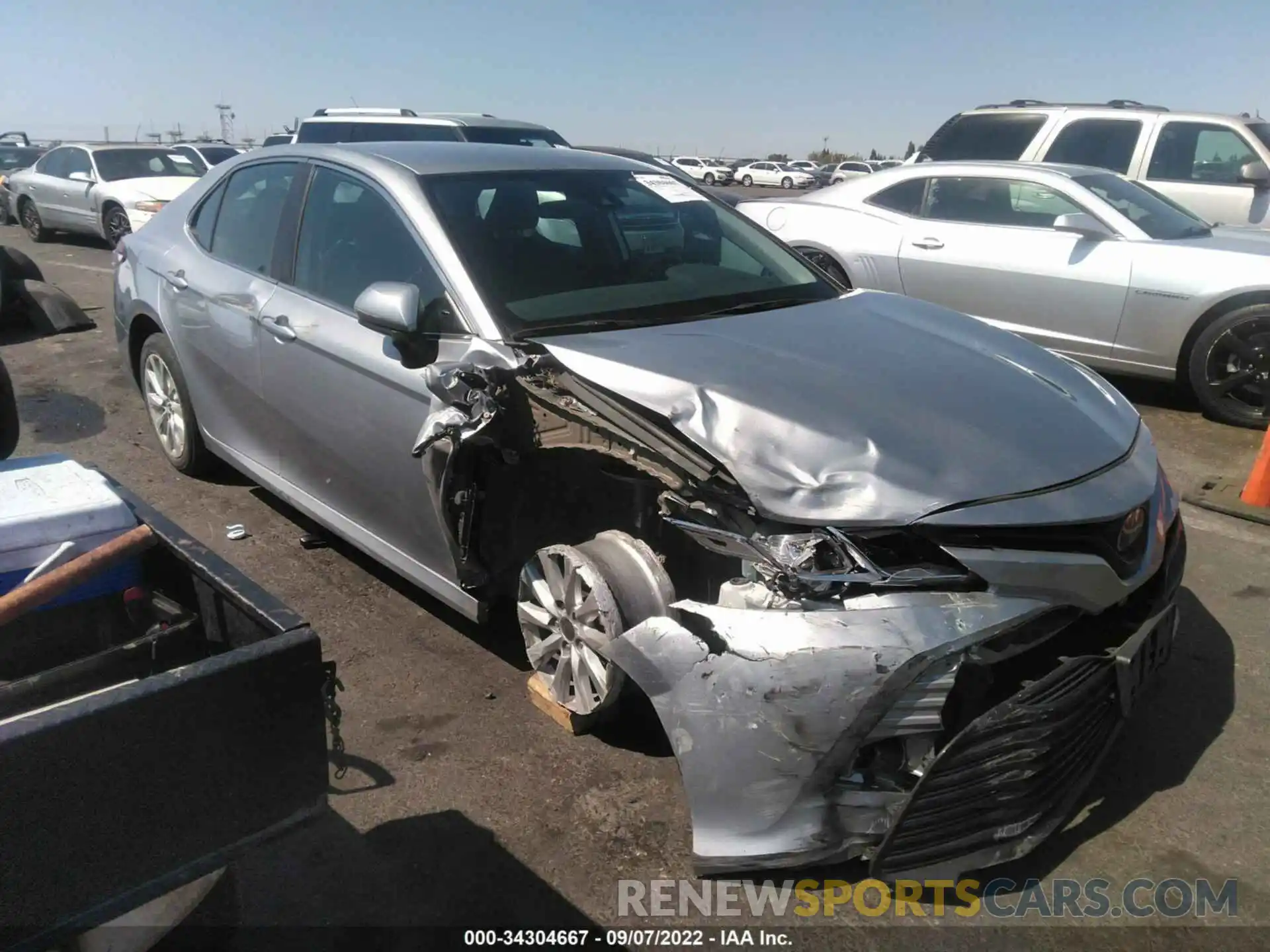 1 Photograph of a damaged car 4T1B11HK3KU850696 TOYOTA CAMRY 2019