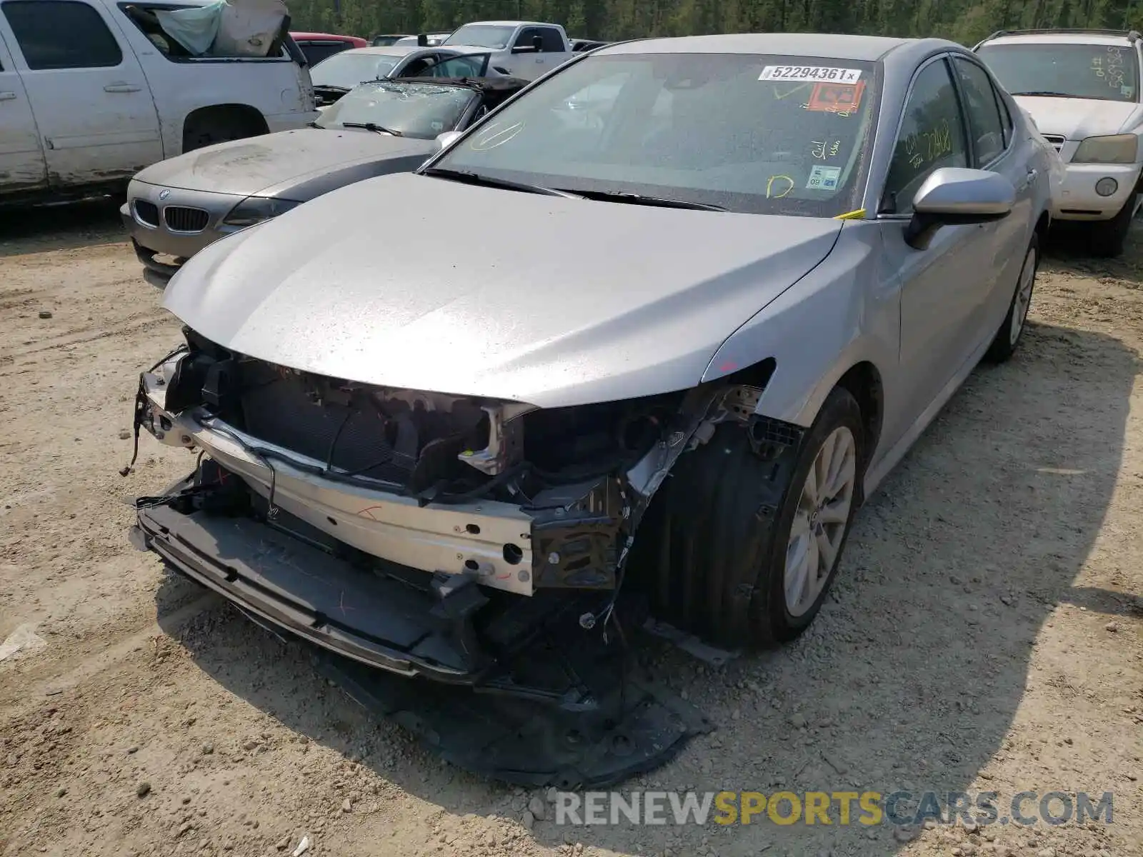 2 Photograph of a damaged car 4T1B11HK3KU853873 TOYOTA CAMRY 2019