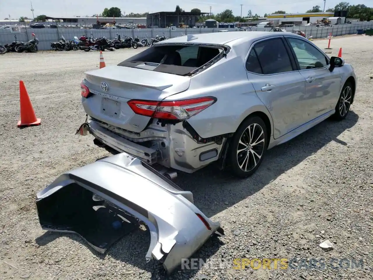 4 Photograph of a damaged car 4T1B11HK3KU853971 TOYOTA CAMRY 2019