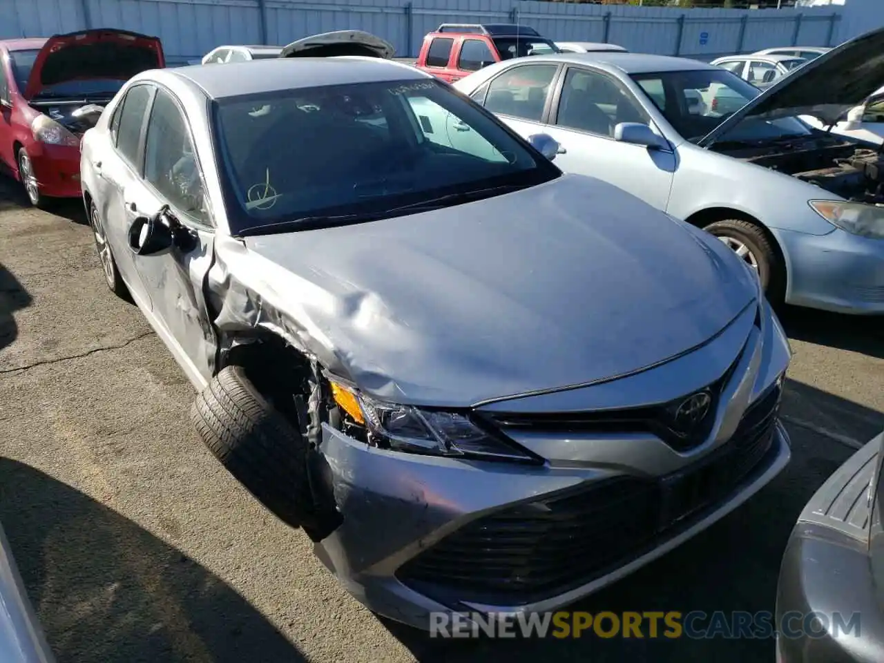 1 Photograph of a damaged car 4T1B11HK3KU855638 TOYOTA CAMRY 2019