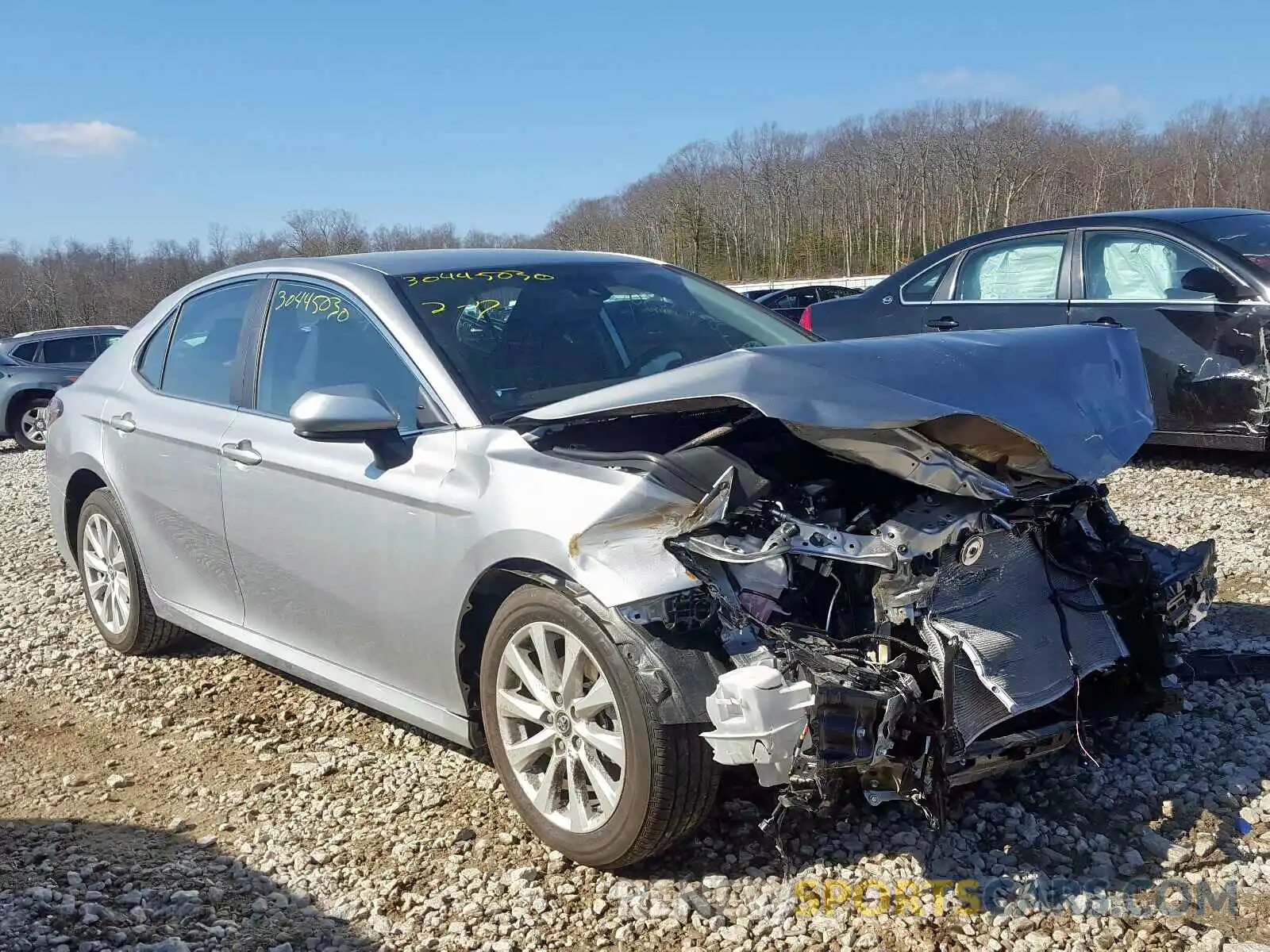 1 Photograph of a damaged car 4T1B11HK3KU856014 TOYOTA CAMRY 2019