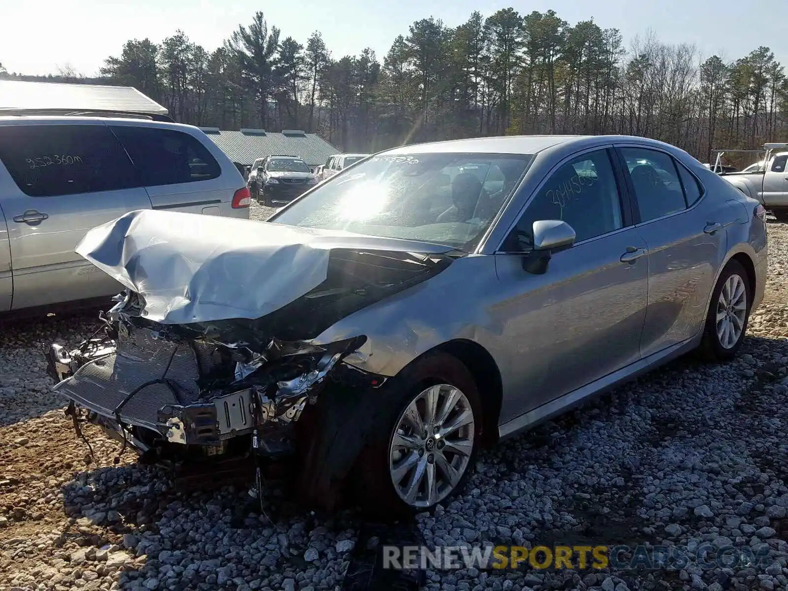 2 Photograph of a damaged car 4T1B11HK3KU856014 TOYOTA CAMRY 2019