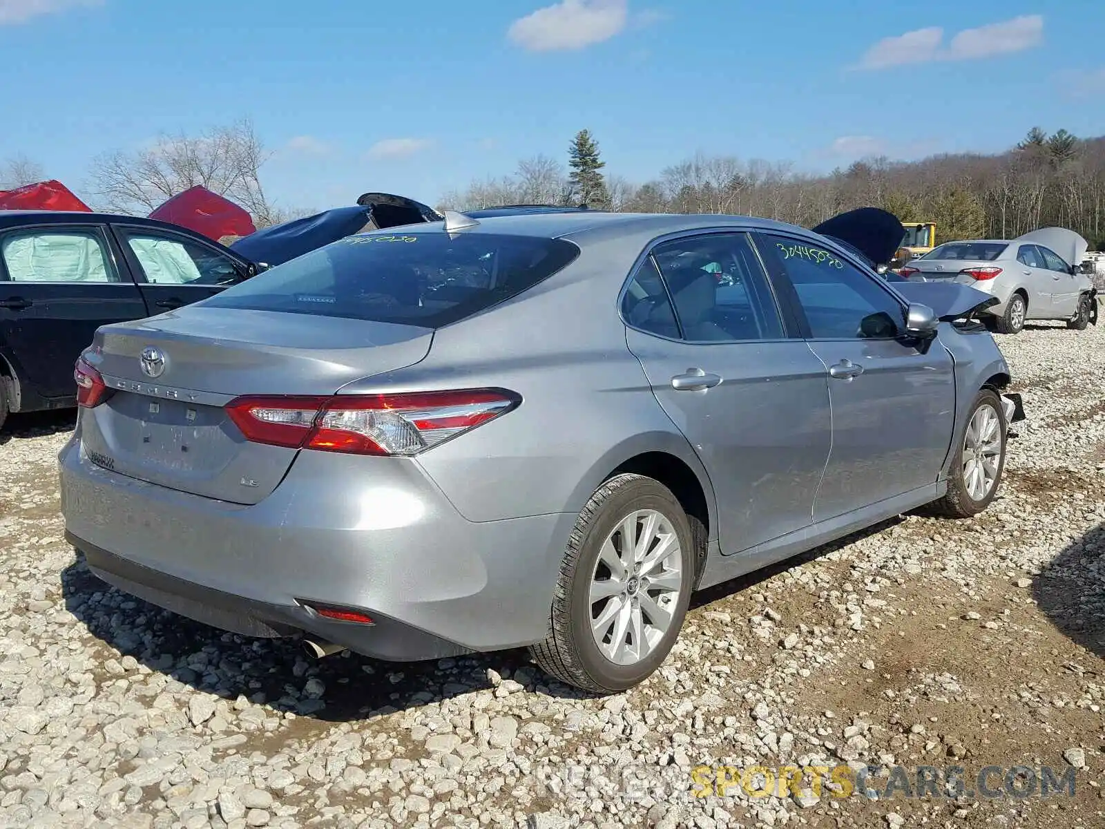 4 Photograph of a damaged car 4T1B11HK3KU856014 TOYOTA CAMRY 2019