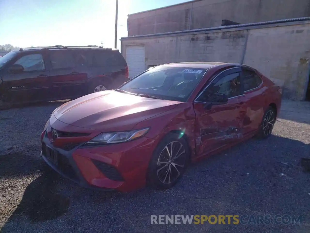 2 Photograph of a damaged car 4T1B11HK4KU161959 TOYOTA CAMRY 2019