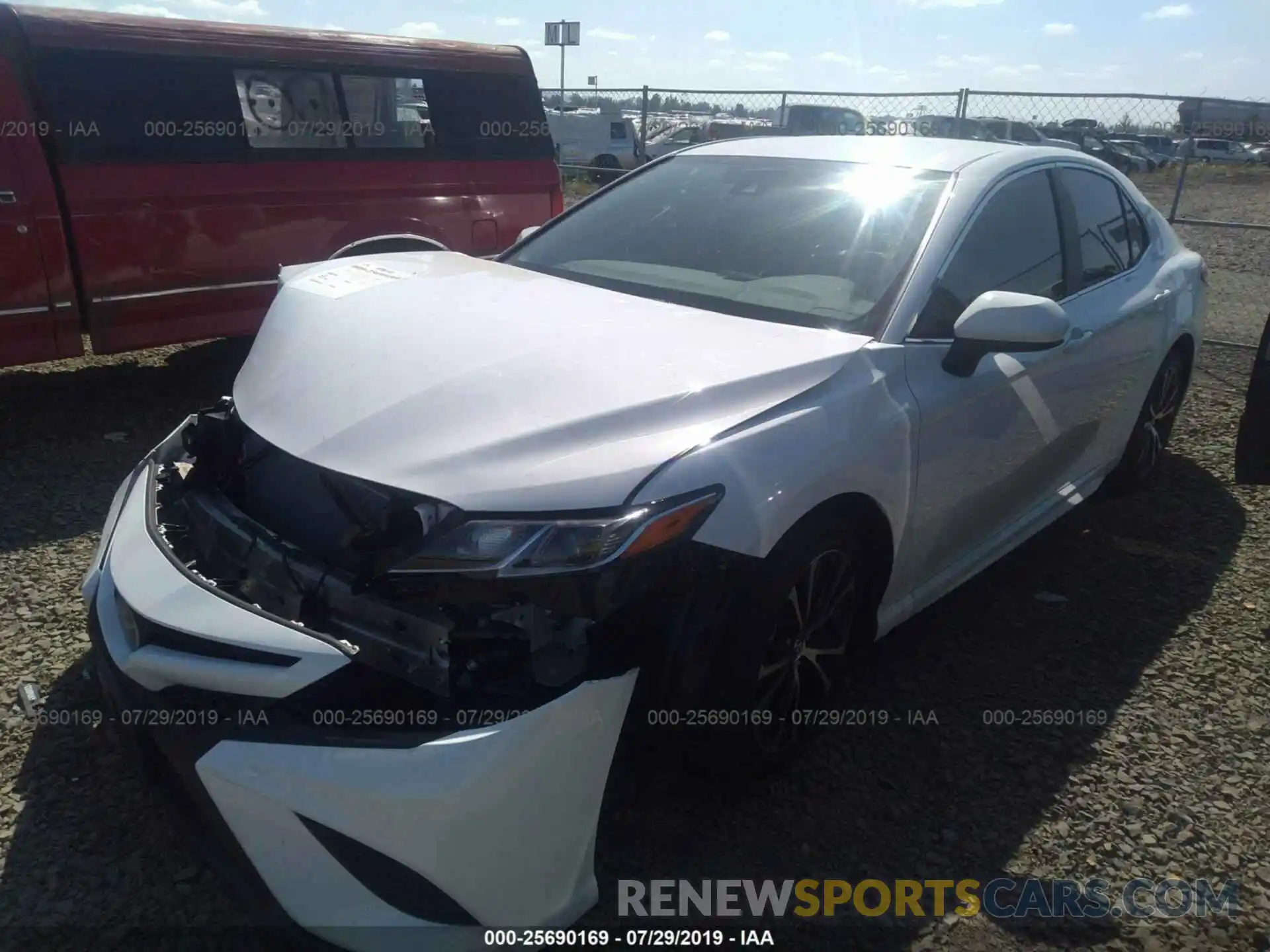 2 Photograph of a damaged car 4T1B11HK4KU167745 TOYOTA CAMRY 2019