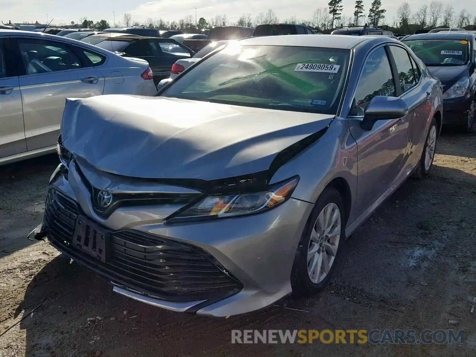 2 Photograph of a damaged car 4T1B11HK4KU167941 TOYOTA CAMRY 2019