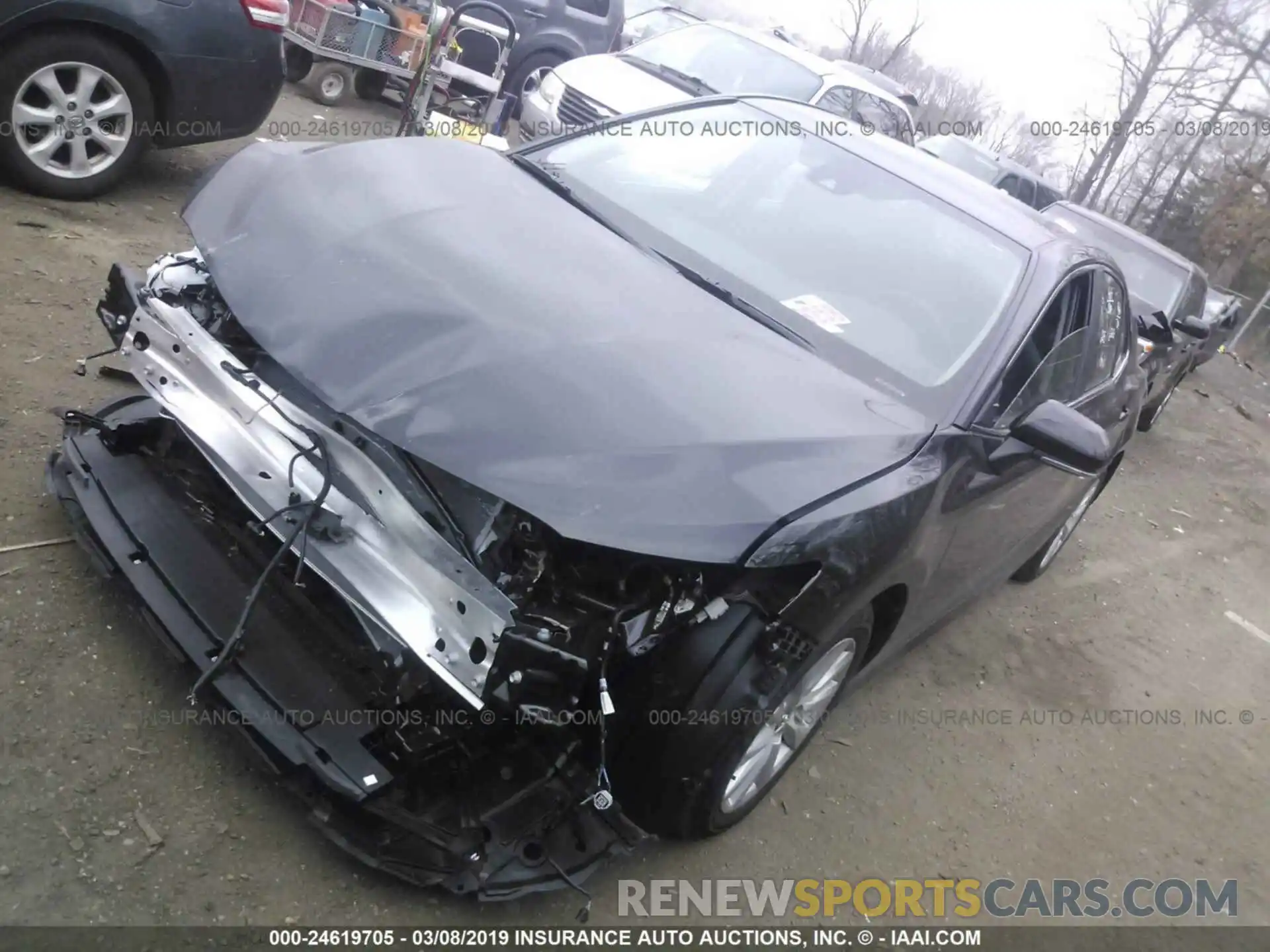 2 Photograph of a damaged car 4T1B11HK4KU168913 TOYOTA CAMRY 2019