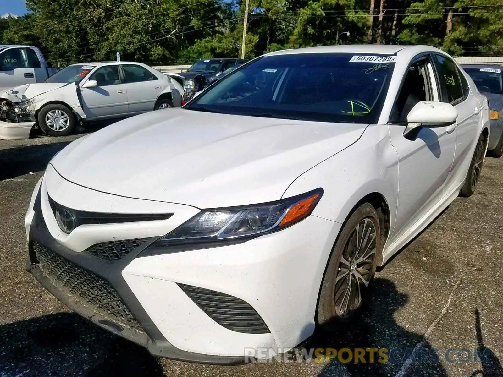 2 Photograph of a damaged car 4T1B11HK4KU169253 TOYOTA CAMRY 2019