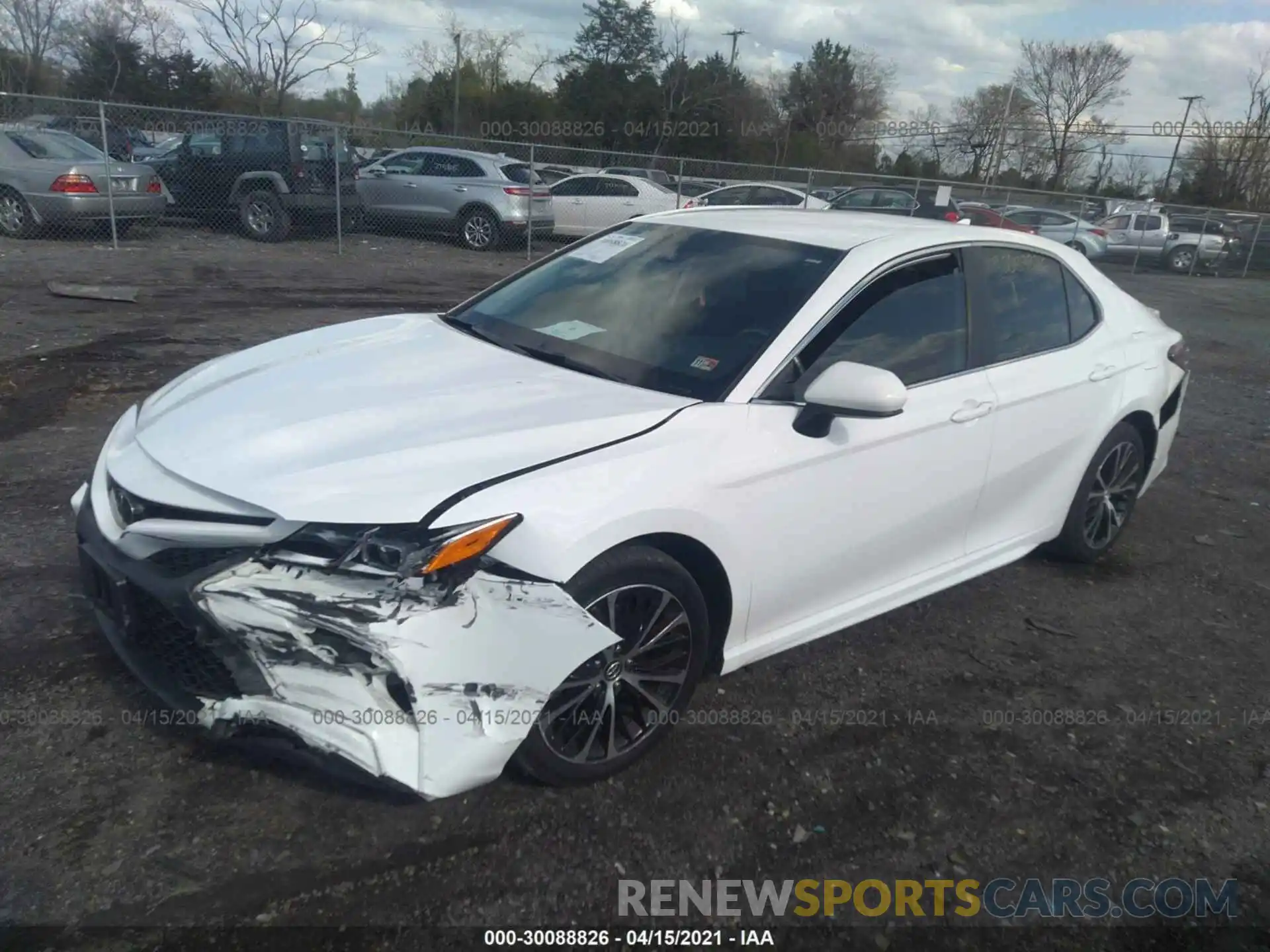 2 Photograph of a damaged car 4T1B11HK4KU170340 TOYOTA CAMRY 2019